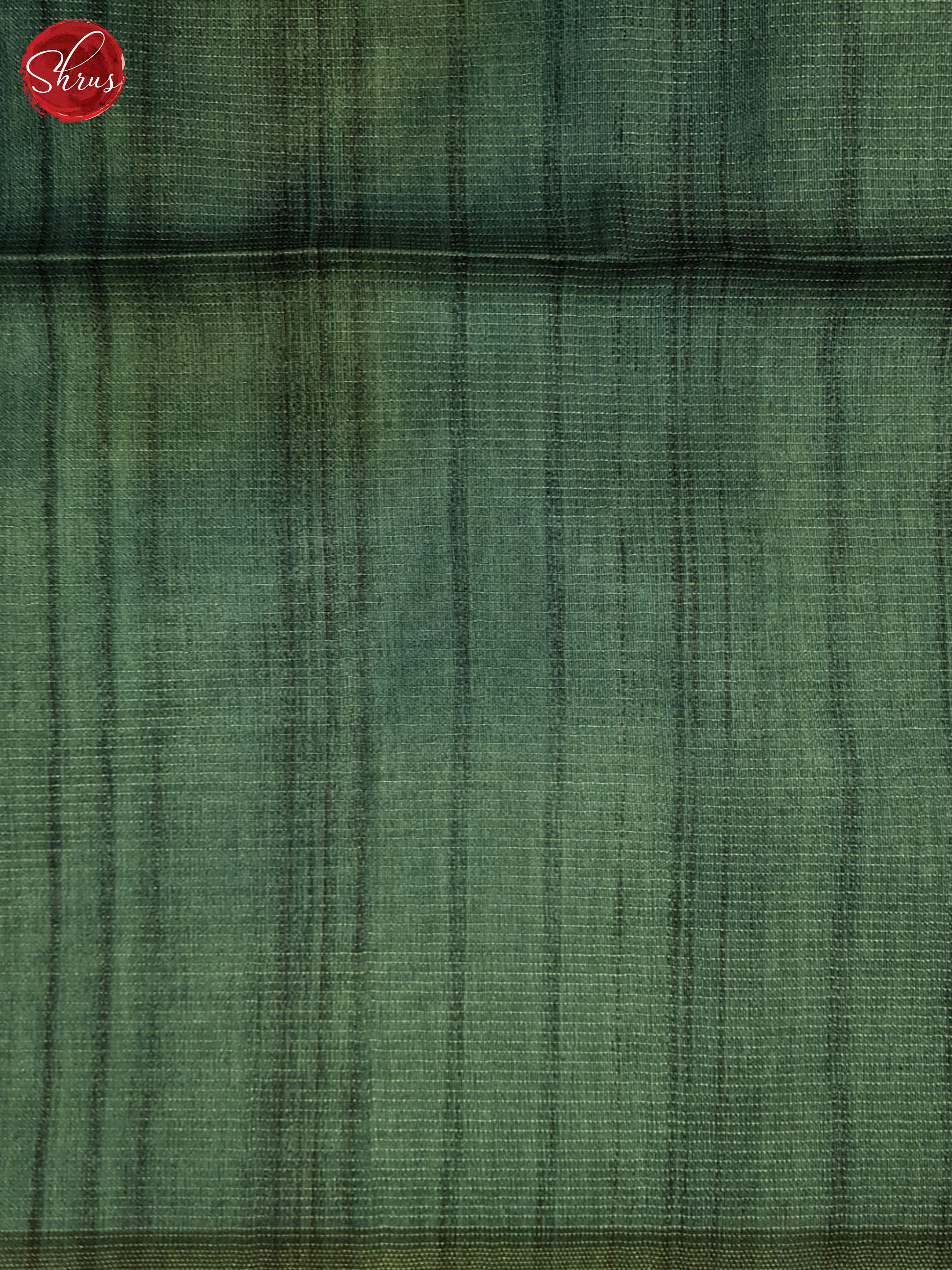 Dusty Green(Single Tone)- Semi Tussar Saree - Shop on ShrusEternity.com