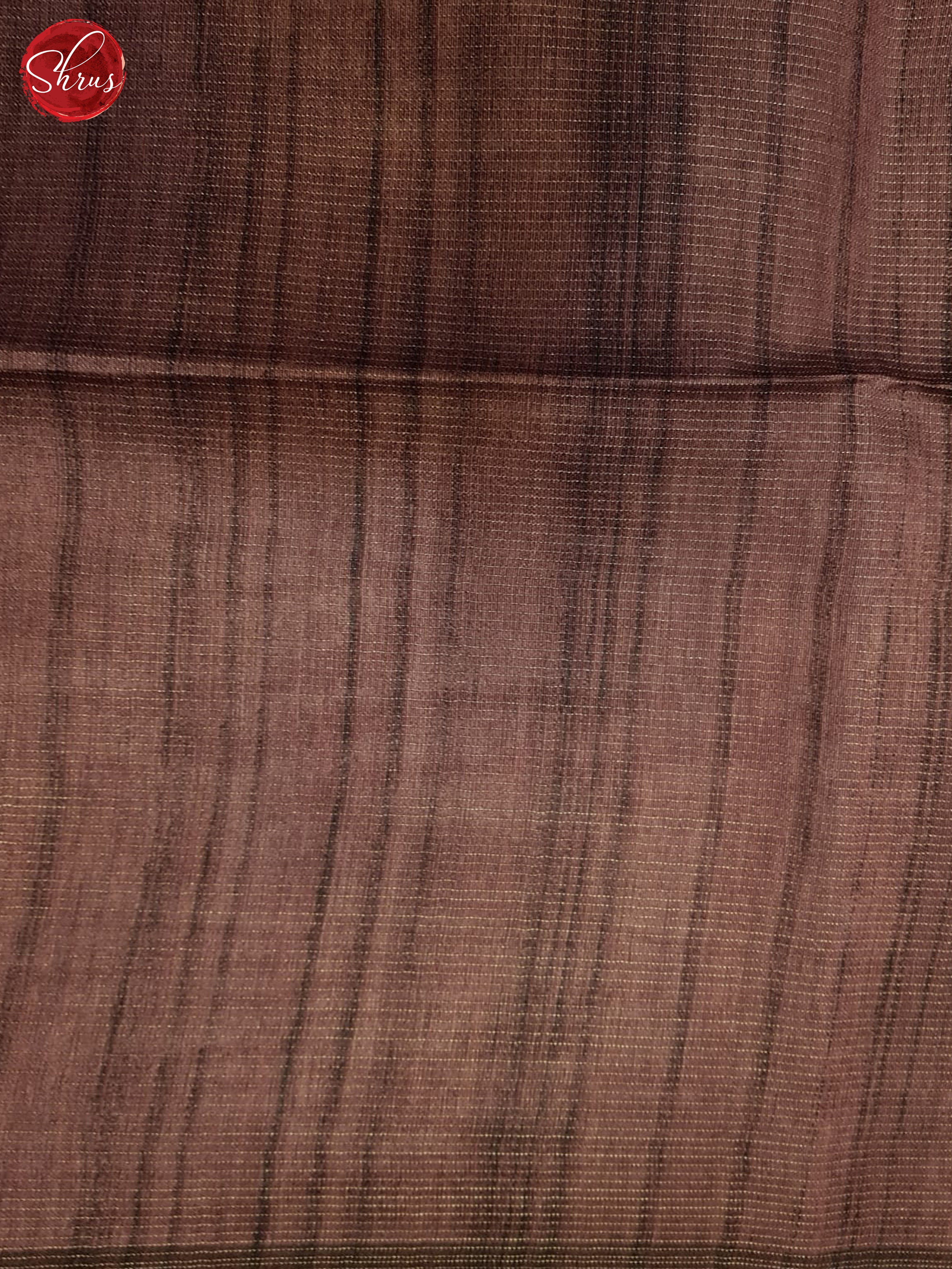 Dusty Wine(Single Tone)- Semi Tussar Saree - Shop on ShrusEternity.com