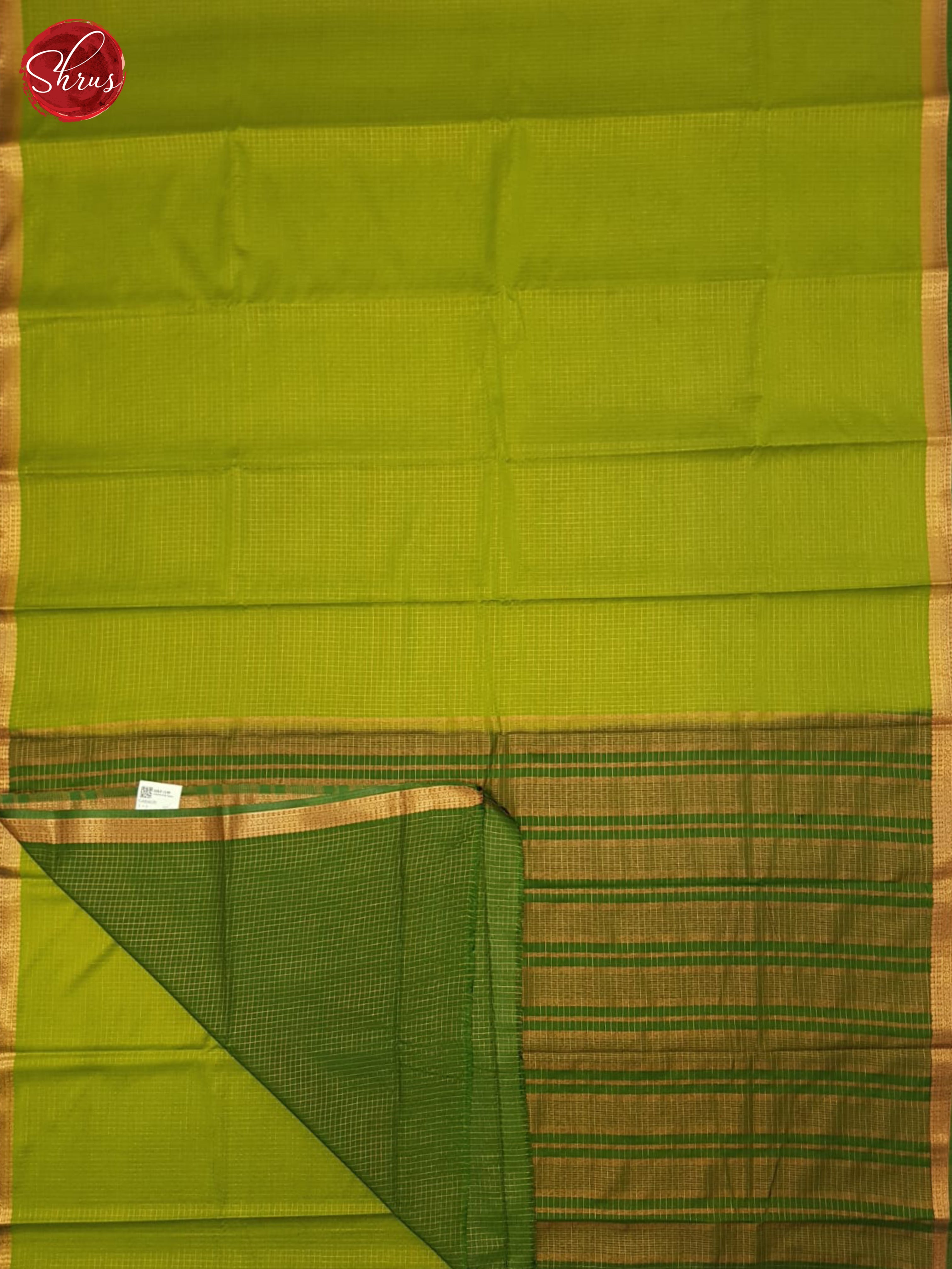 Mathulir Green & Green - Semi Mysore silk Saree - Shop on ShrusEternity.com