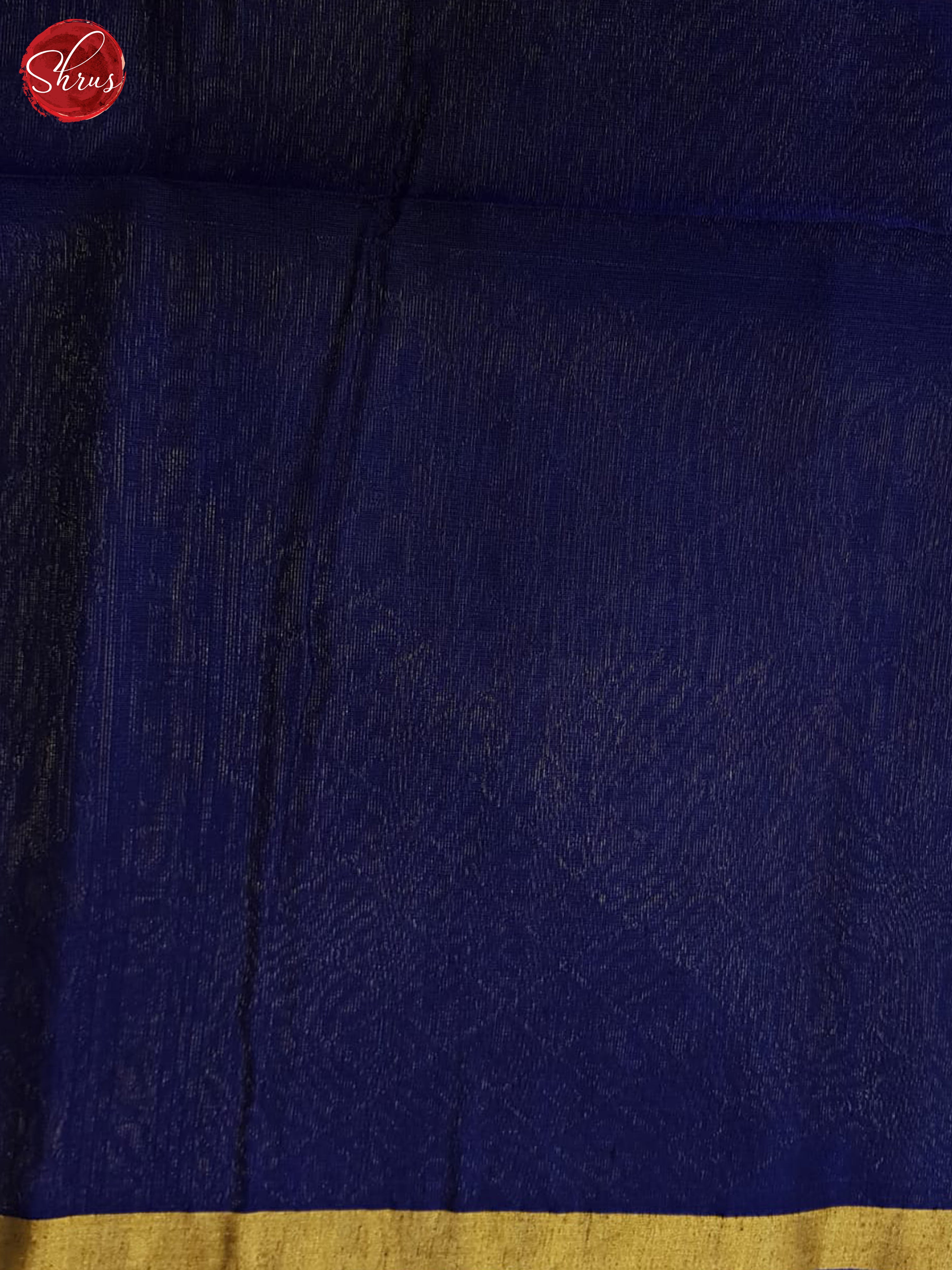 Mustard And Blue- Silk Cotton Saree - Shop on ShrusEternity.com