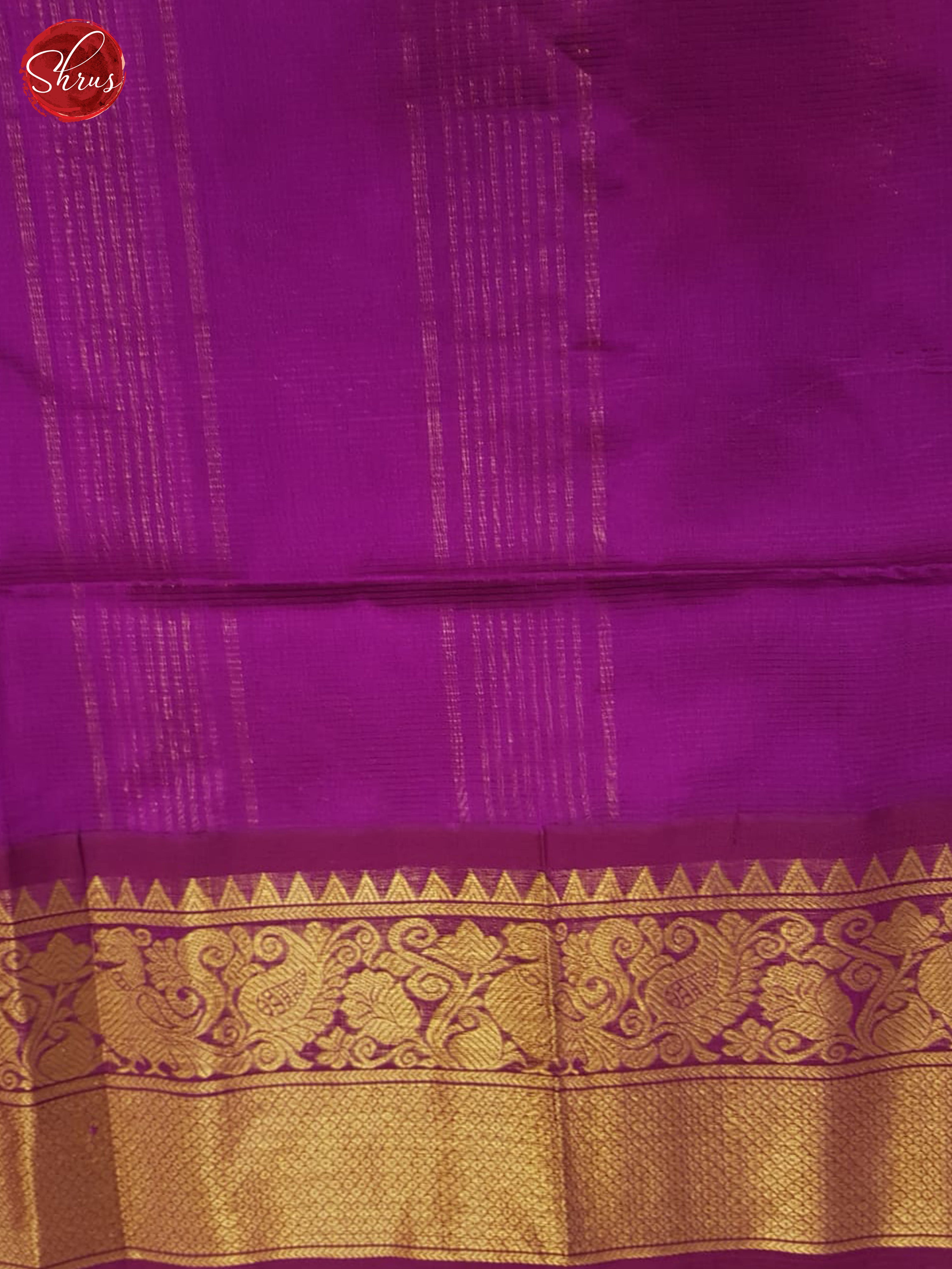 Green And Vadamalli- Silk Cotton Saree - Shop on ShrusEternity.com