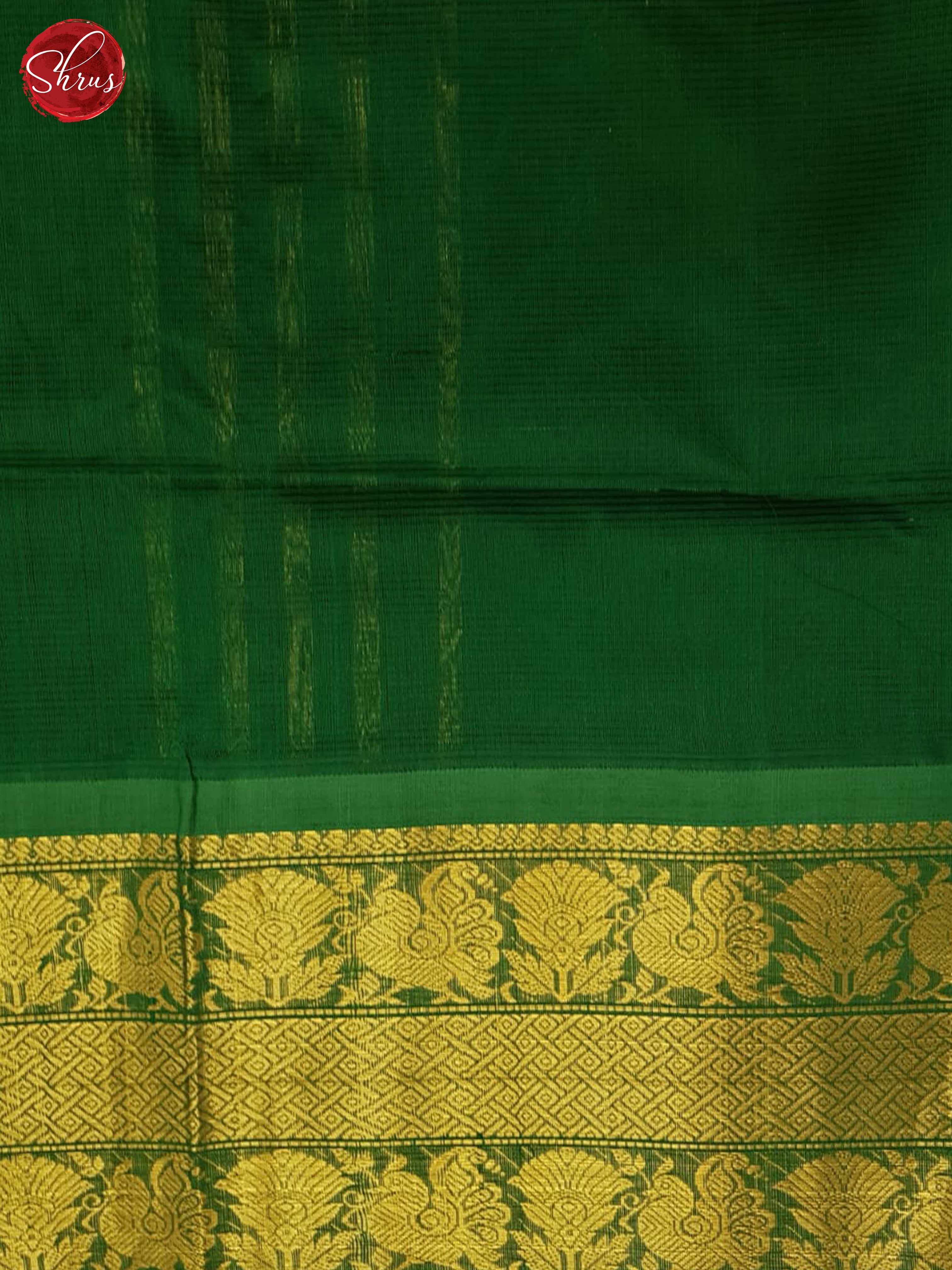 Lime Yellow And Green- Silk Cotton Saree - Shop on ShrusEternity.com