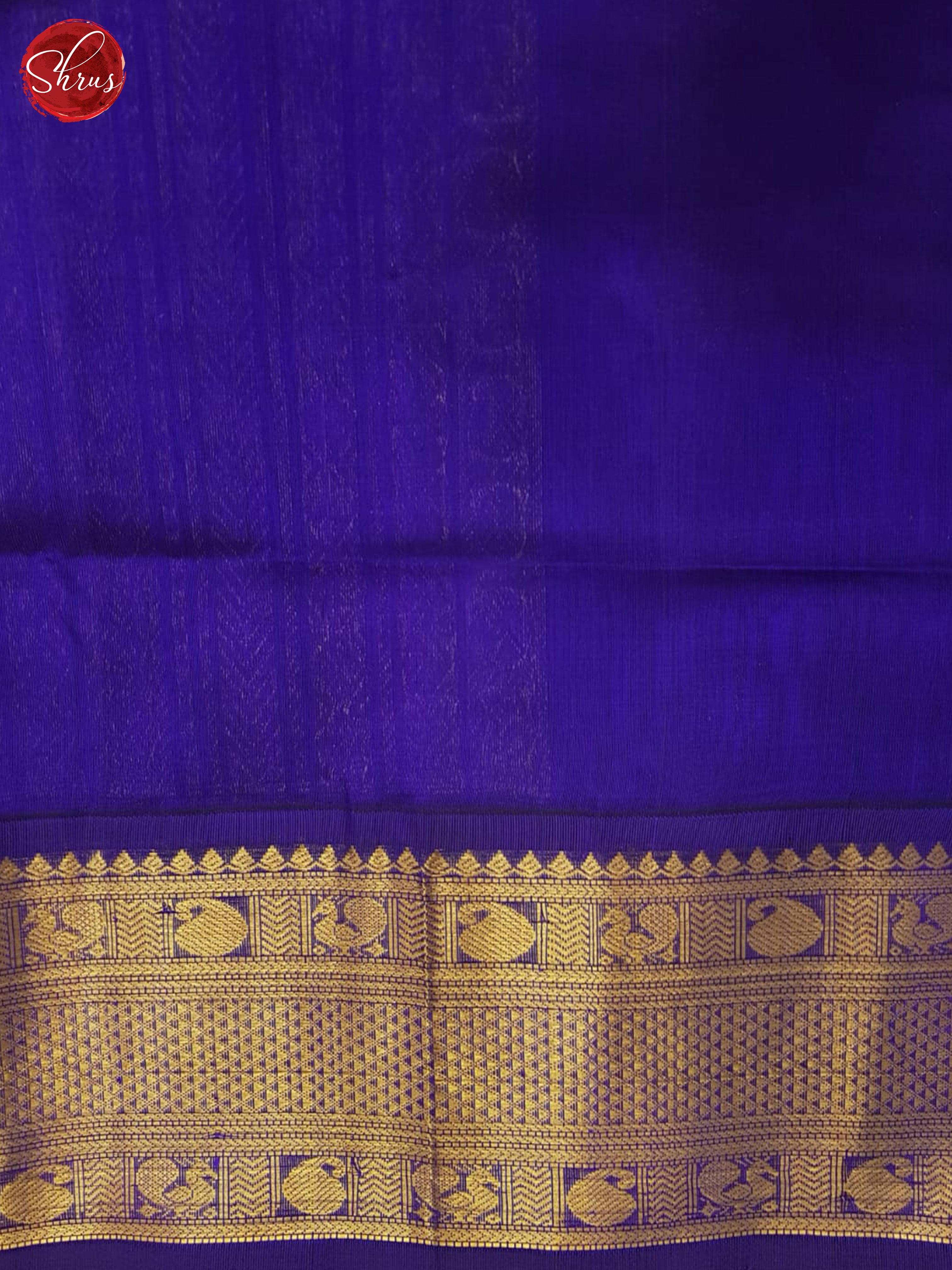 Green And Blue- Silk Cotton Saree - Shop on ShrusEternity.com