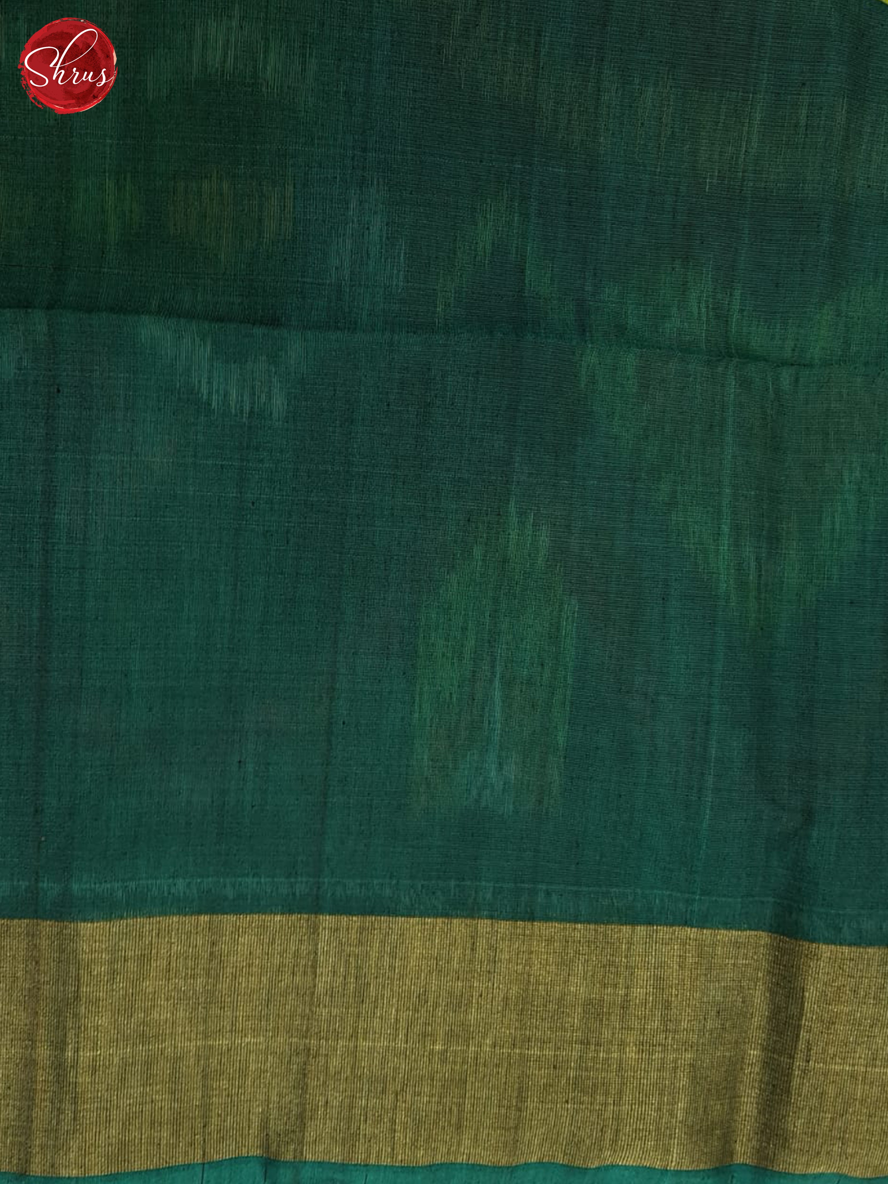 Yellow And Green- Pochampally Silk cotton Saree - Shop on ShrusEternity.com