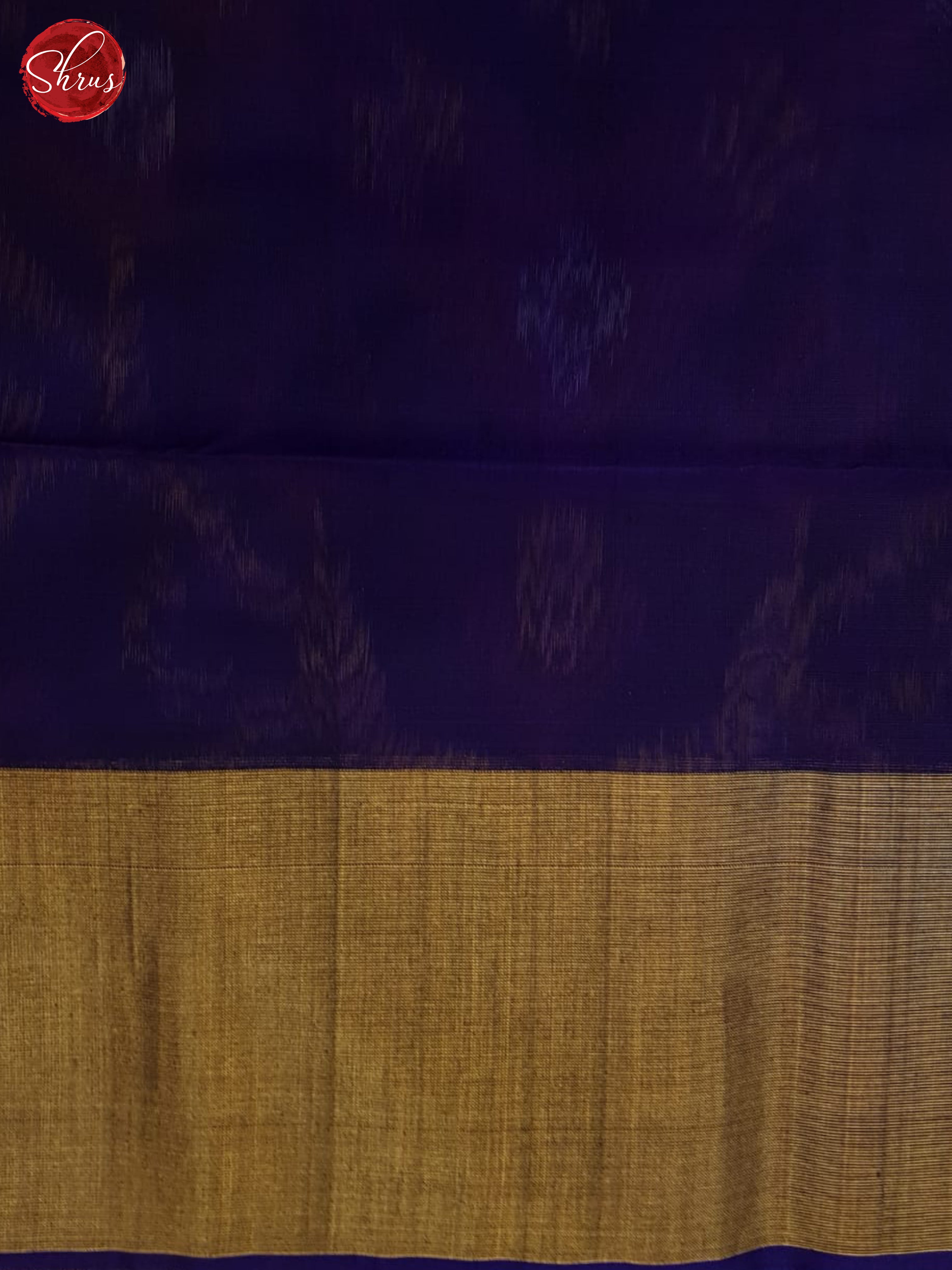 Blue And Purple-Pochampally Silk Cotton Saree - Shop on ShrusEternity.com