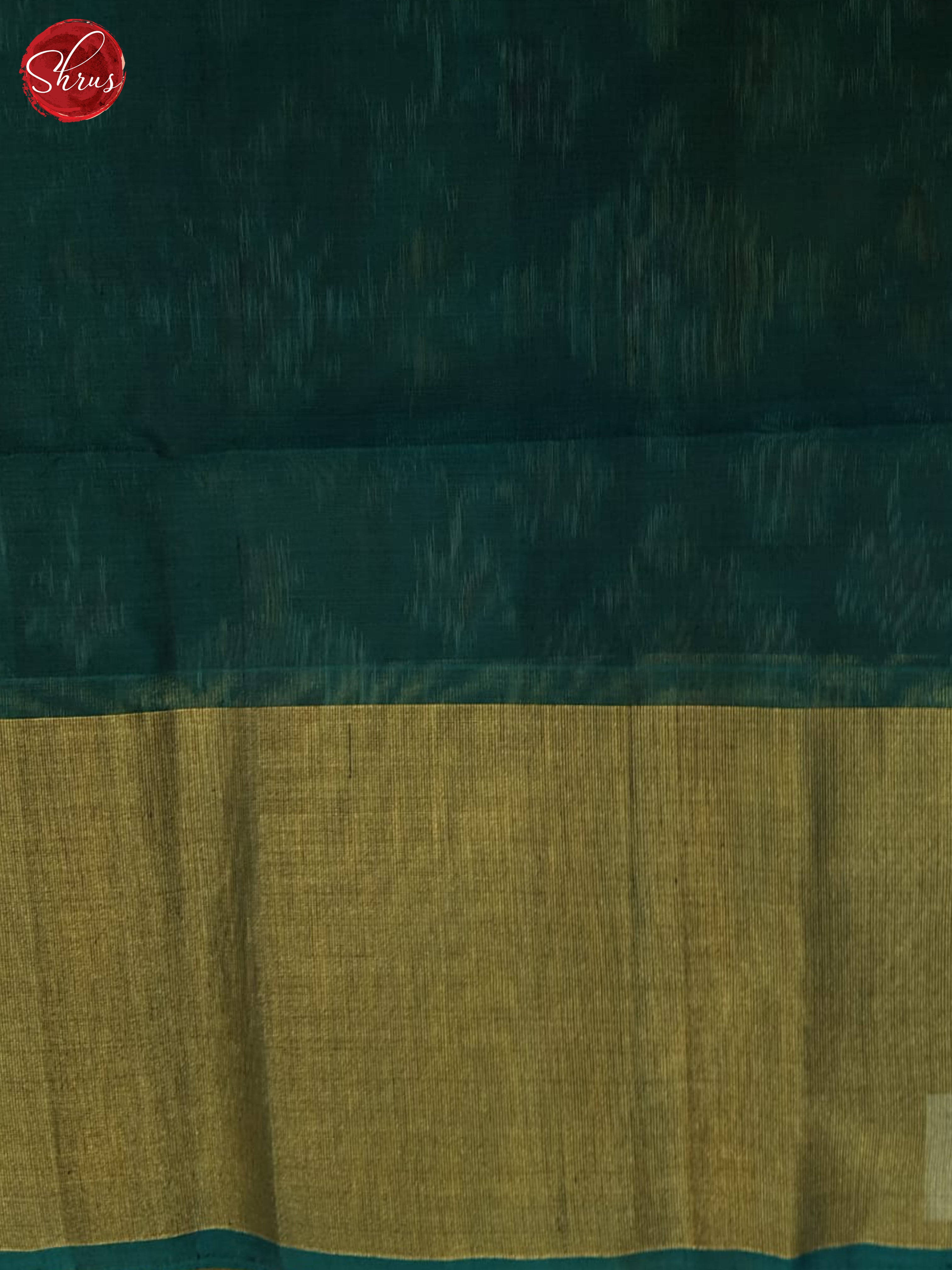 Brownish Green & Green - Pochampally Silk Cotton - Shop on ShrusEternity.com