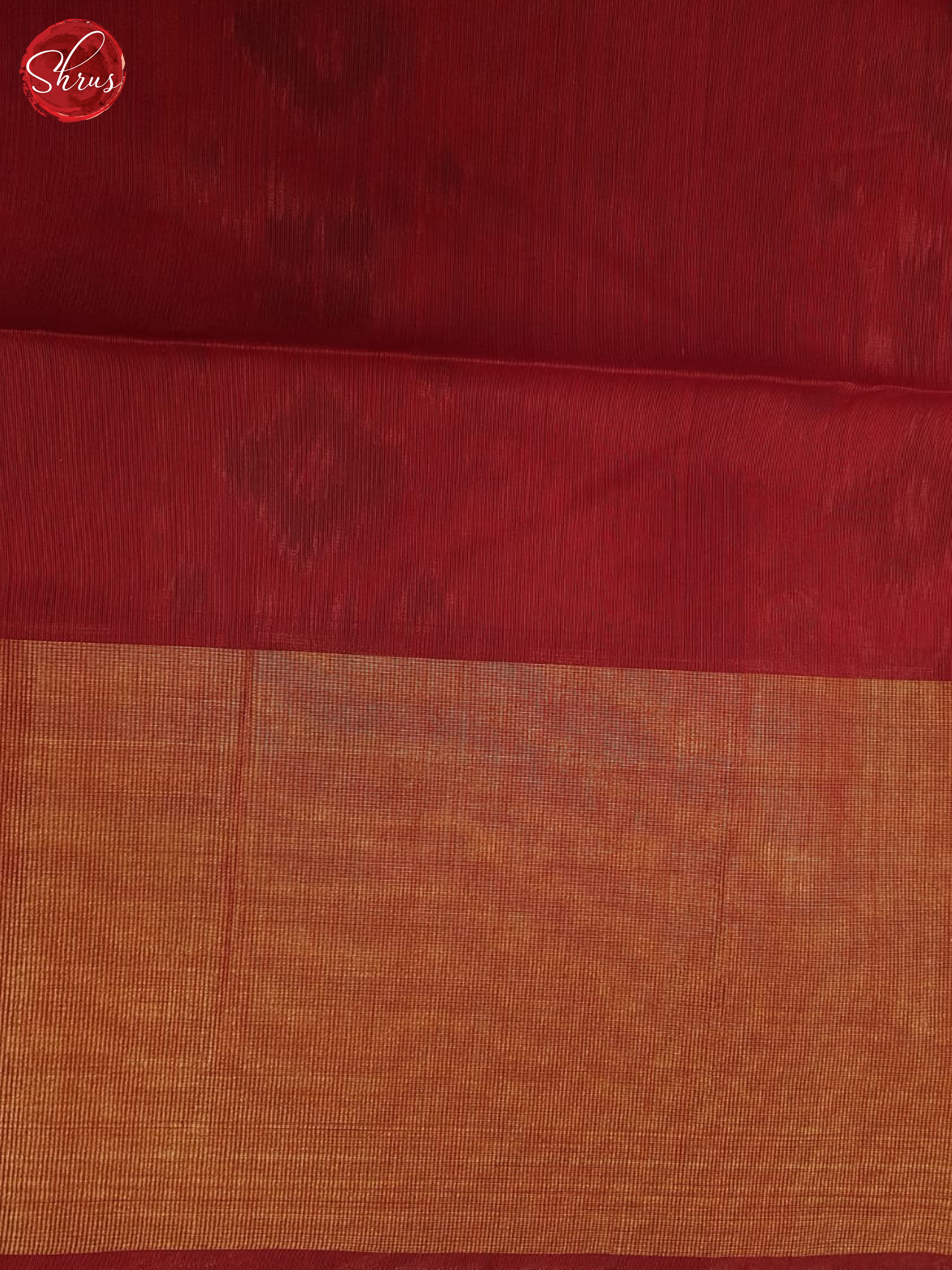 Green And Red- Pochampally Silk Cotton Saree - Shop on ShrusEternity.com