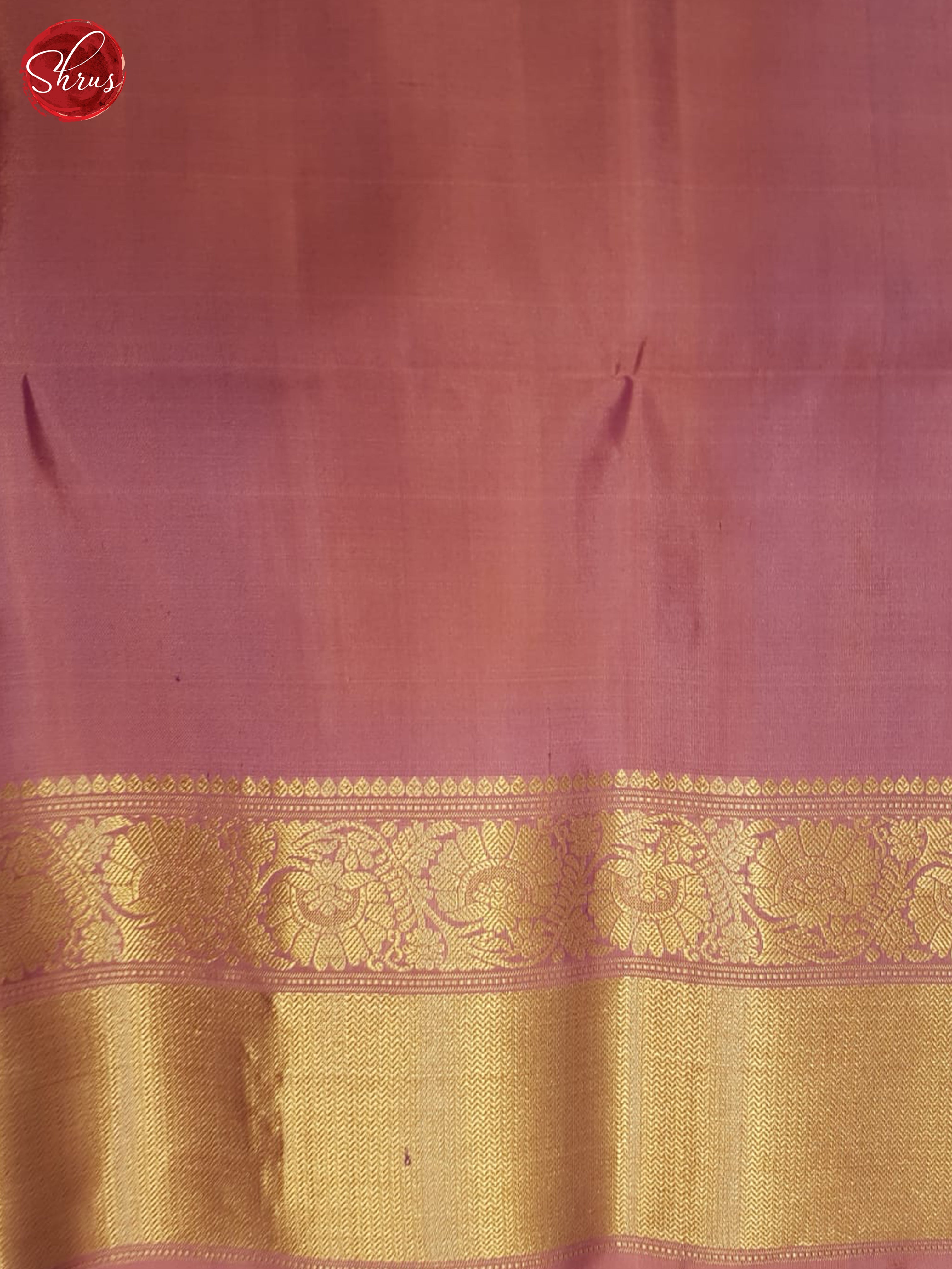 Wine & Dusty Onion  Pink  - Soft Silk Saree - Shop on ShrusEternity.com