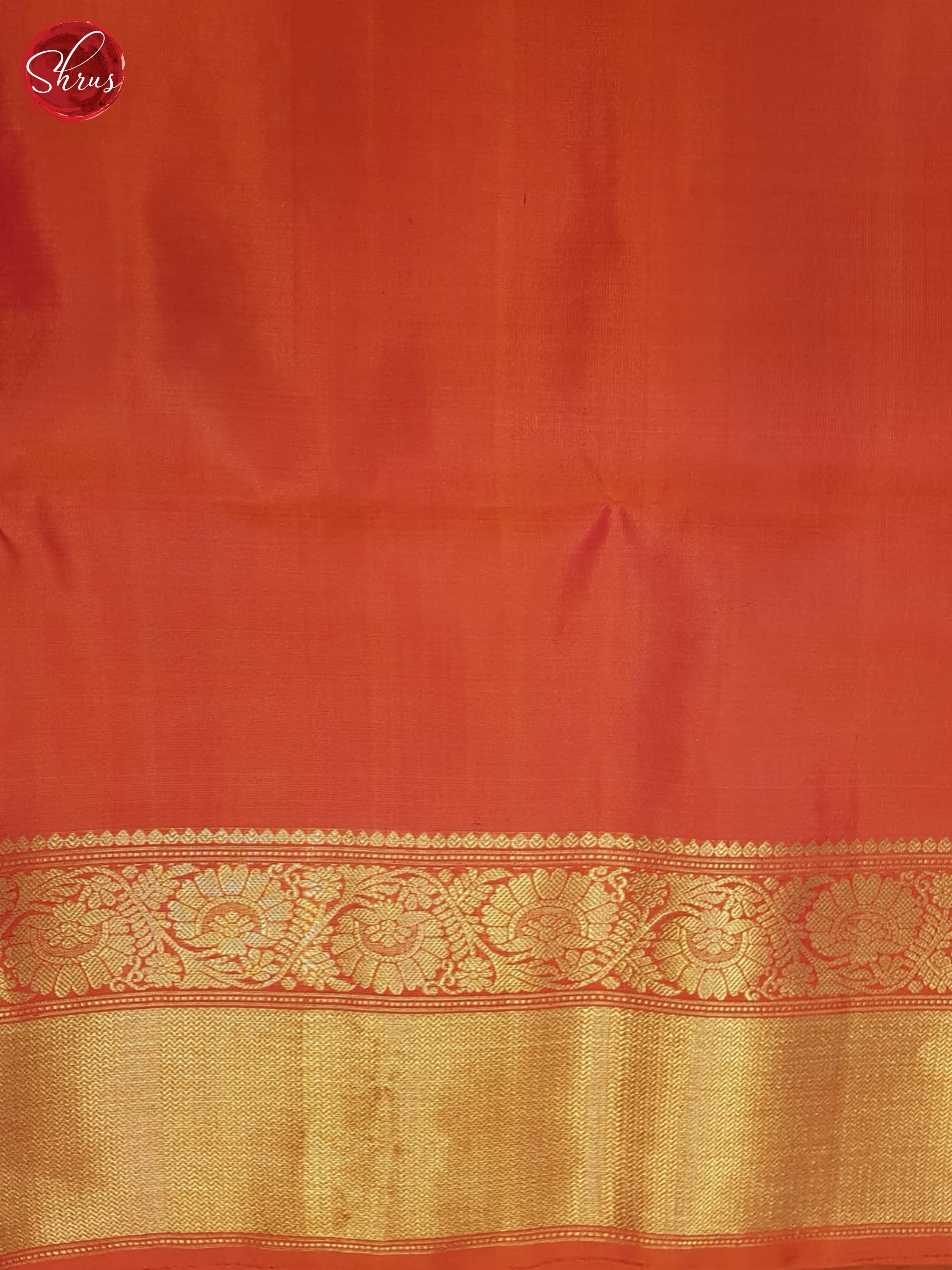 Brown And Orange- Soft Silk Saree - Shop on ShrusEternity.com