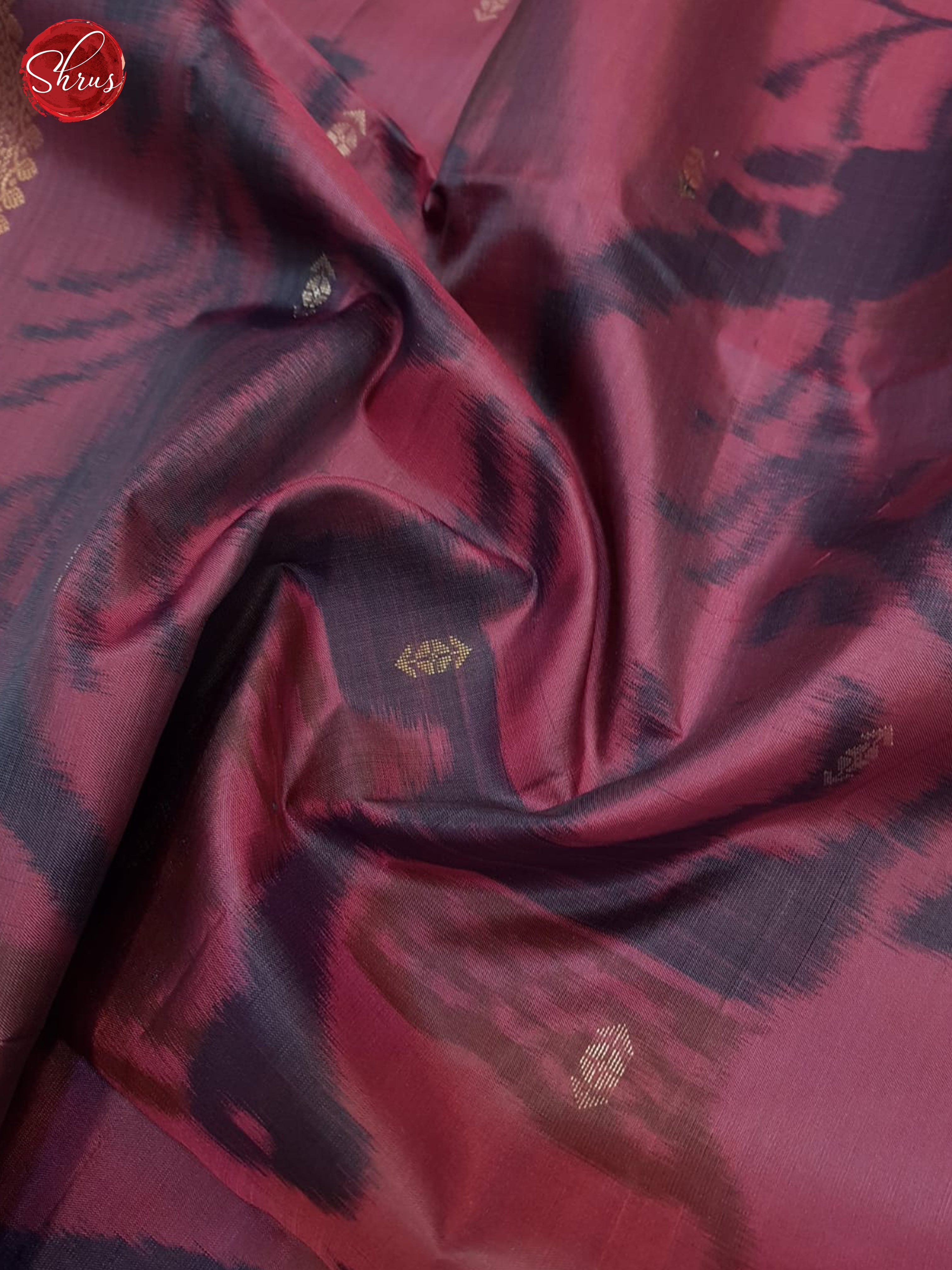 Pink And Grey- Soft Silk Saree - Shop on ShrusEternity.com