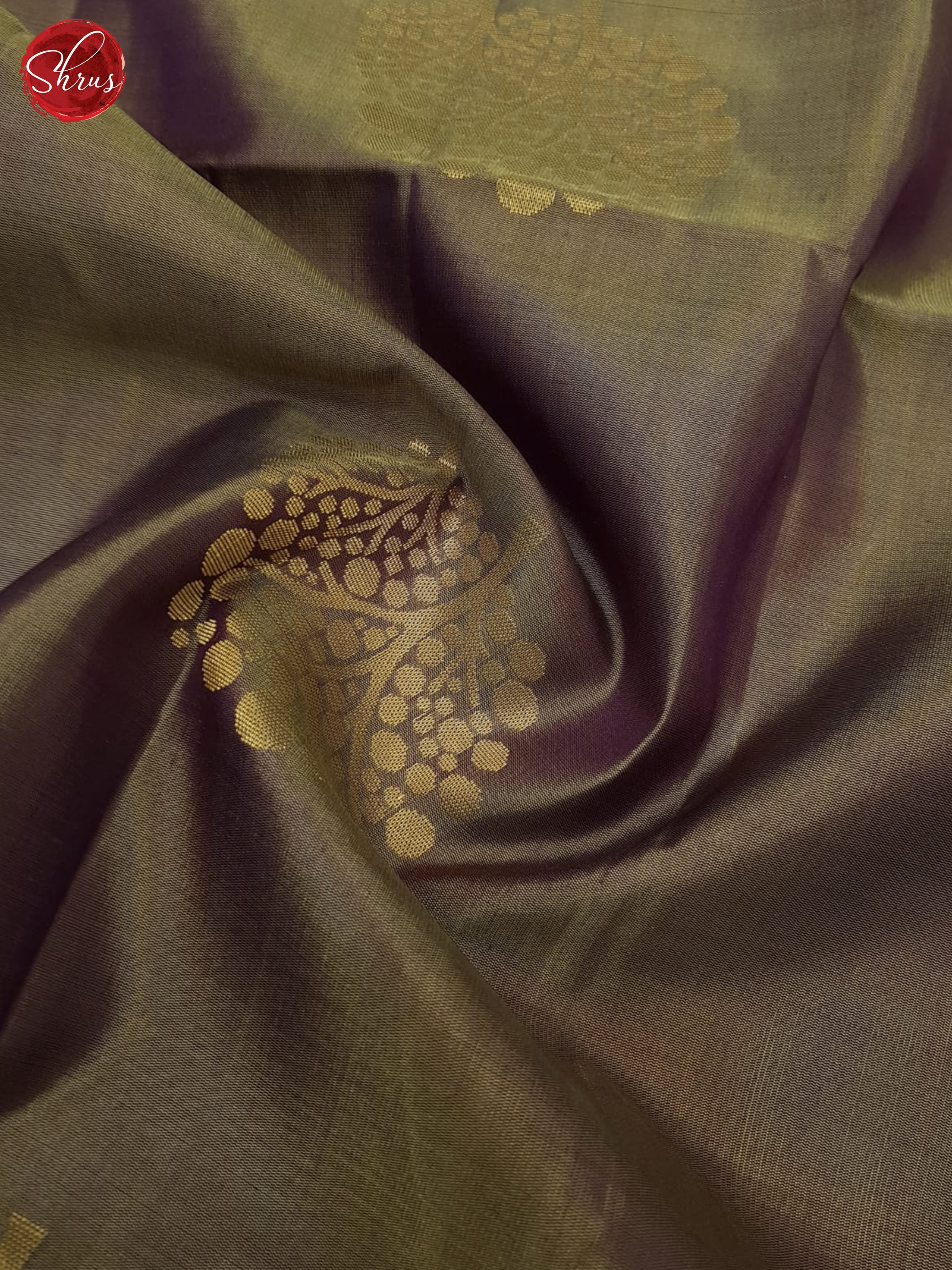 Brown And Green- Soft Silk Saree - Shop on ShrusEternity.com