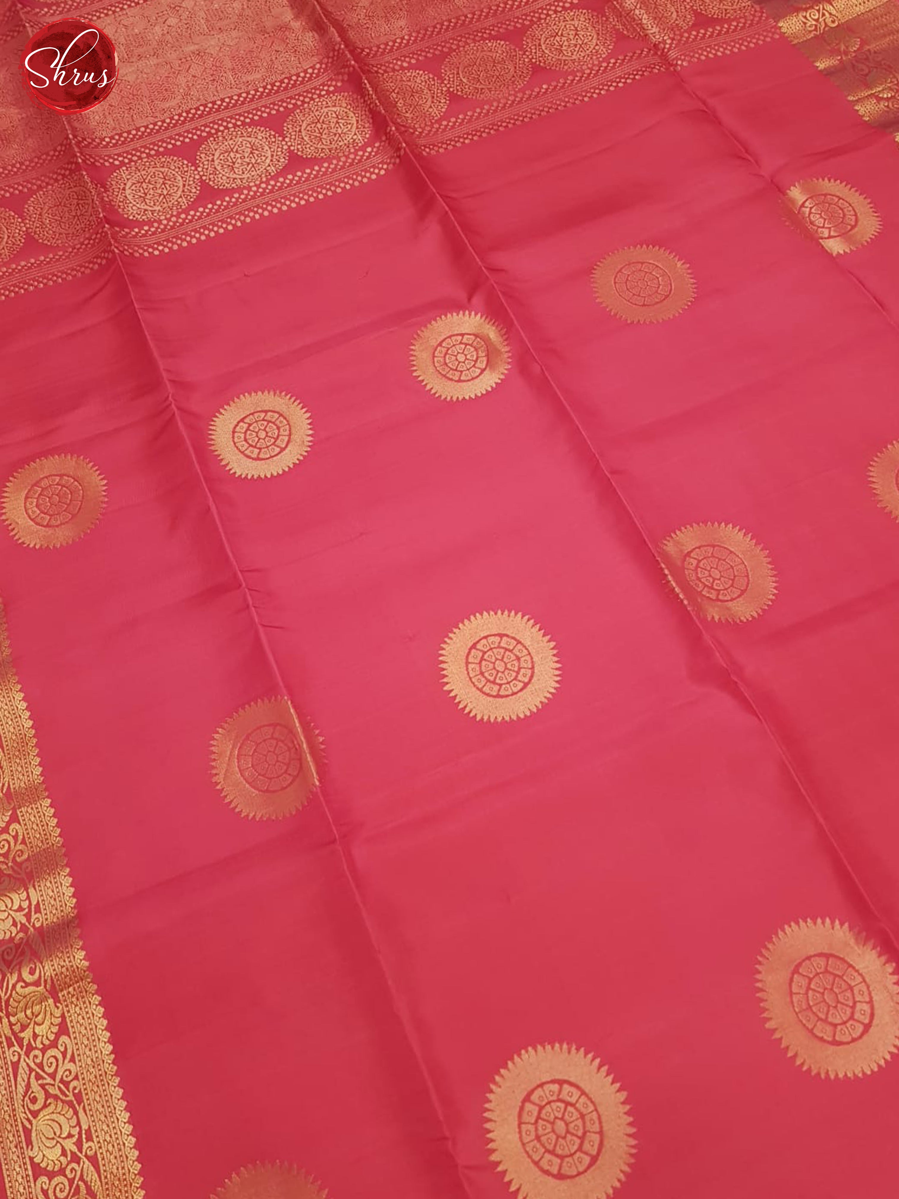 Pink(Single Tone)- Soft Silk Saree - Shop on ShrusEternity.com