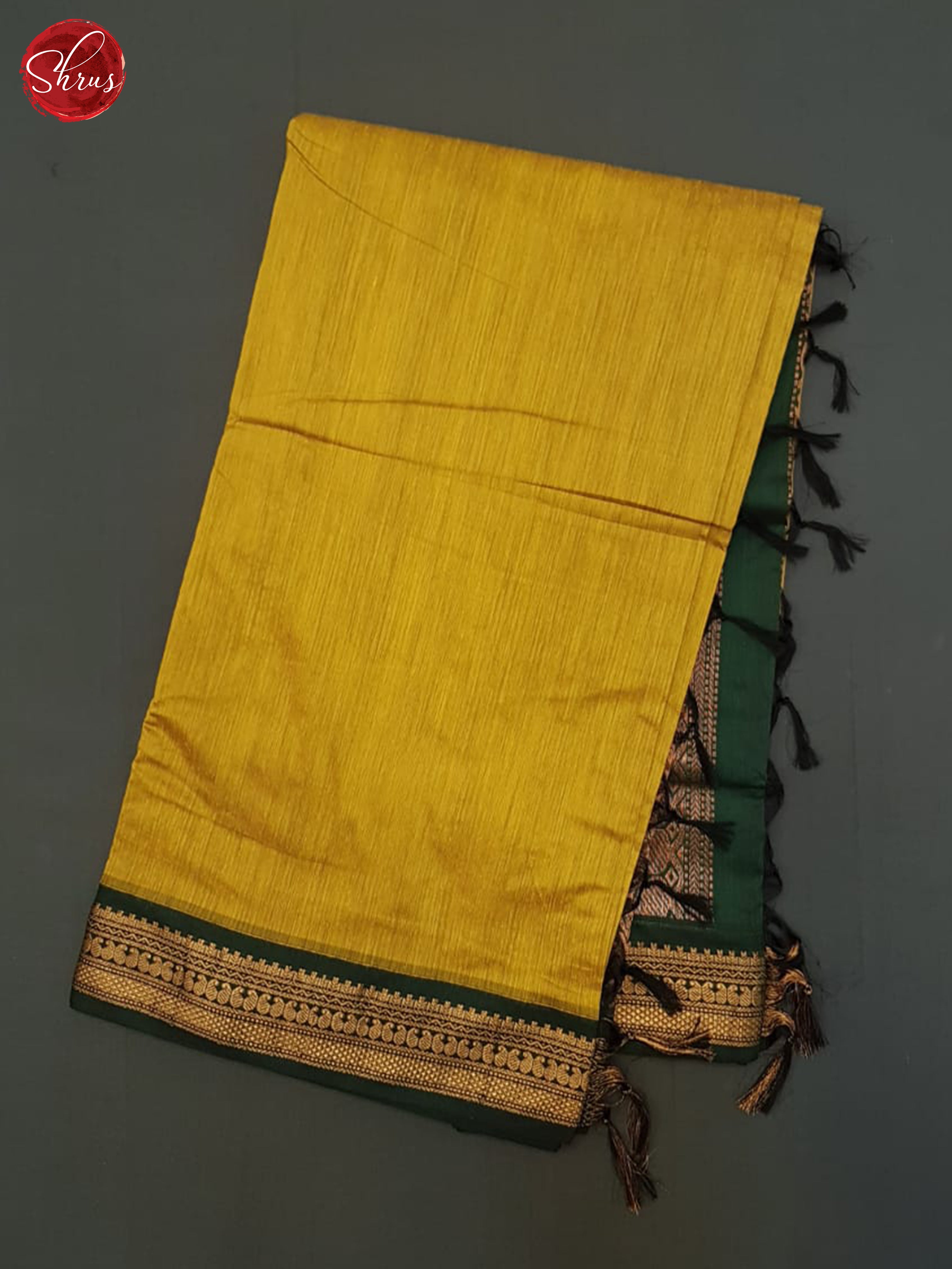 Mustard And Green-Kalyani Cotton Saree - Shop on ShrusEternity.com