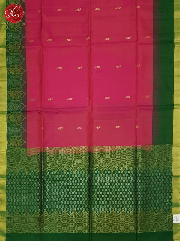 Pink And Green-soft Silk Saree - Shop on ShrusEternity.com