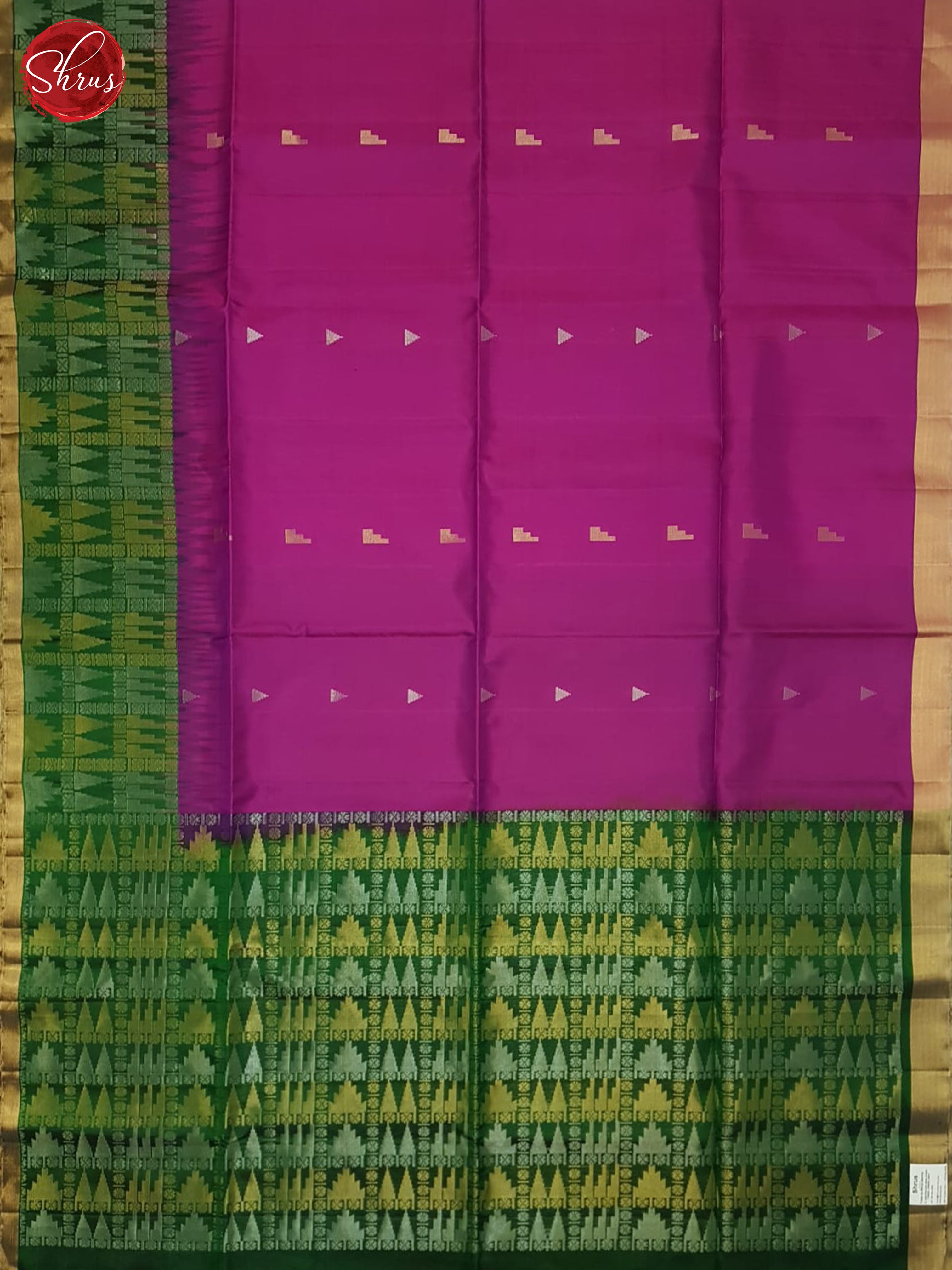 Vadamalli & Green- Soft Silk Saree - Shop on ShrusEternity.com