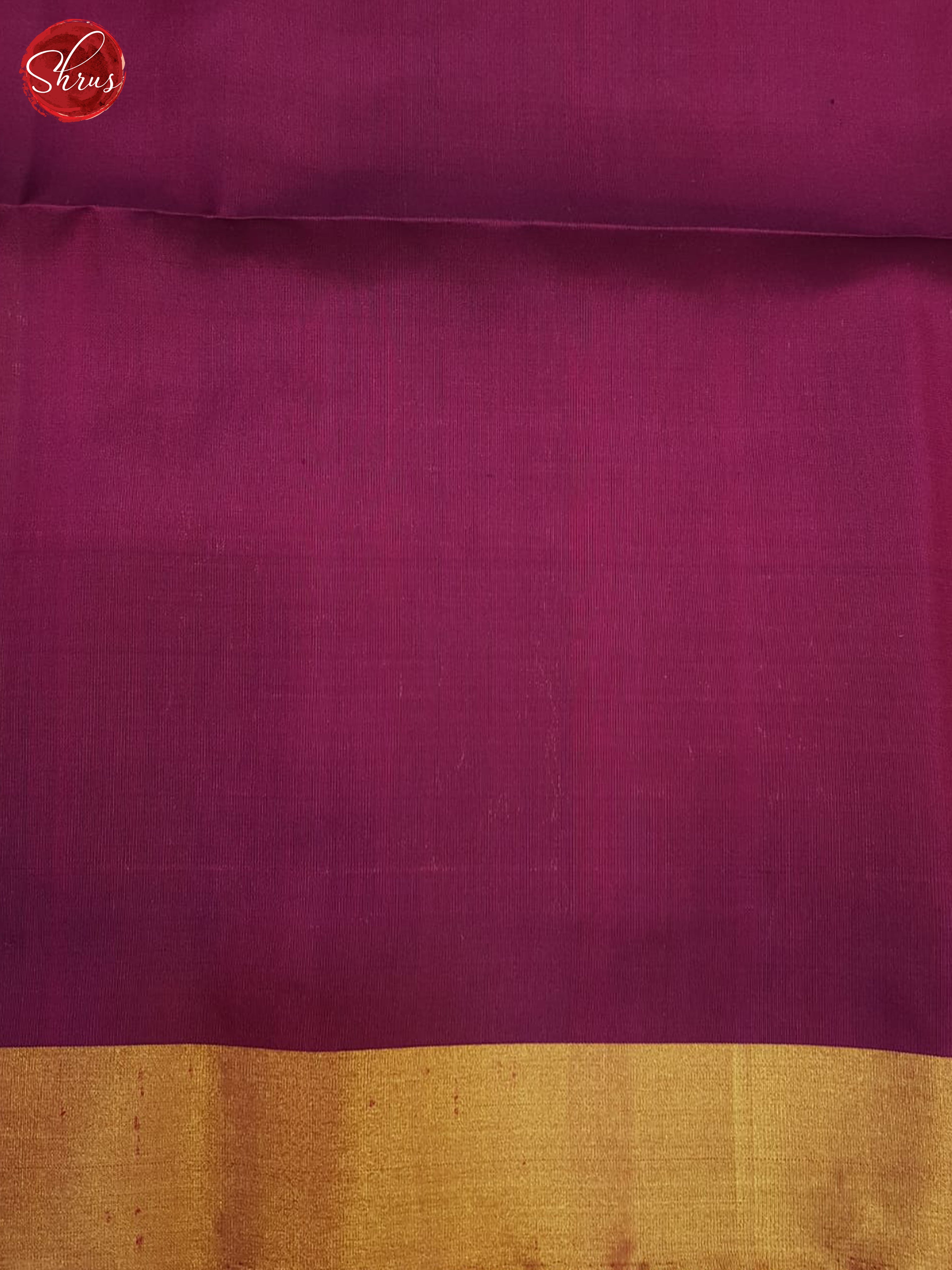 Blue And Wine- Soft Silk Saree - Shop on ShrusEternity.com