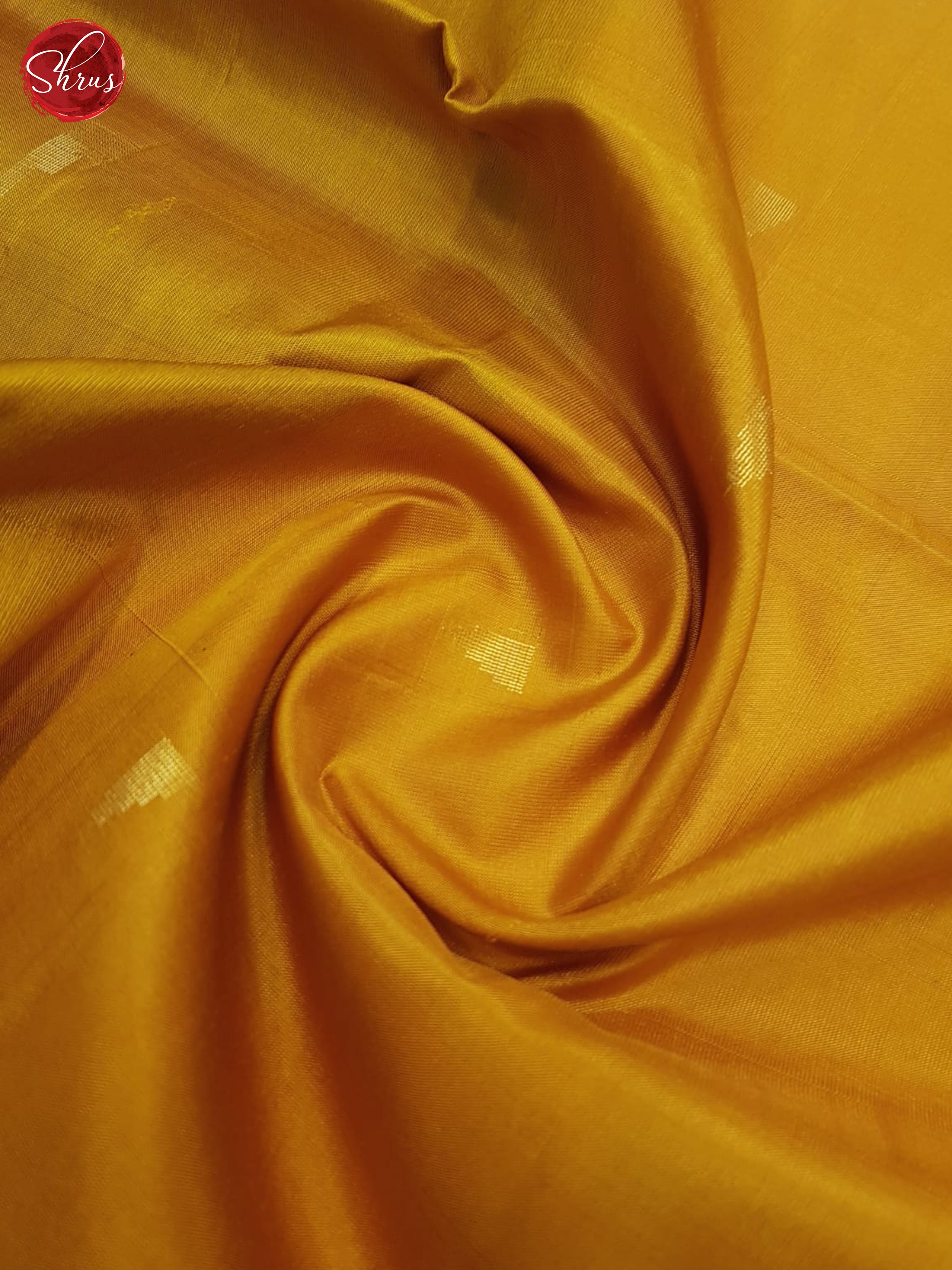 Mustard And Green- Soft Silk Saree - Shop on ShrusEternity.com