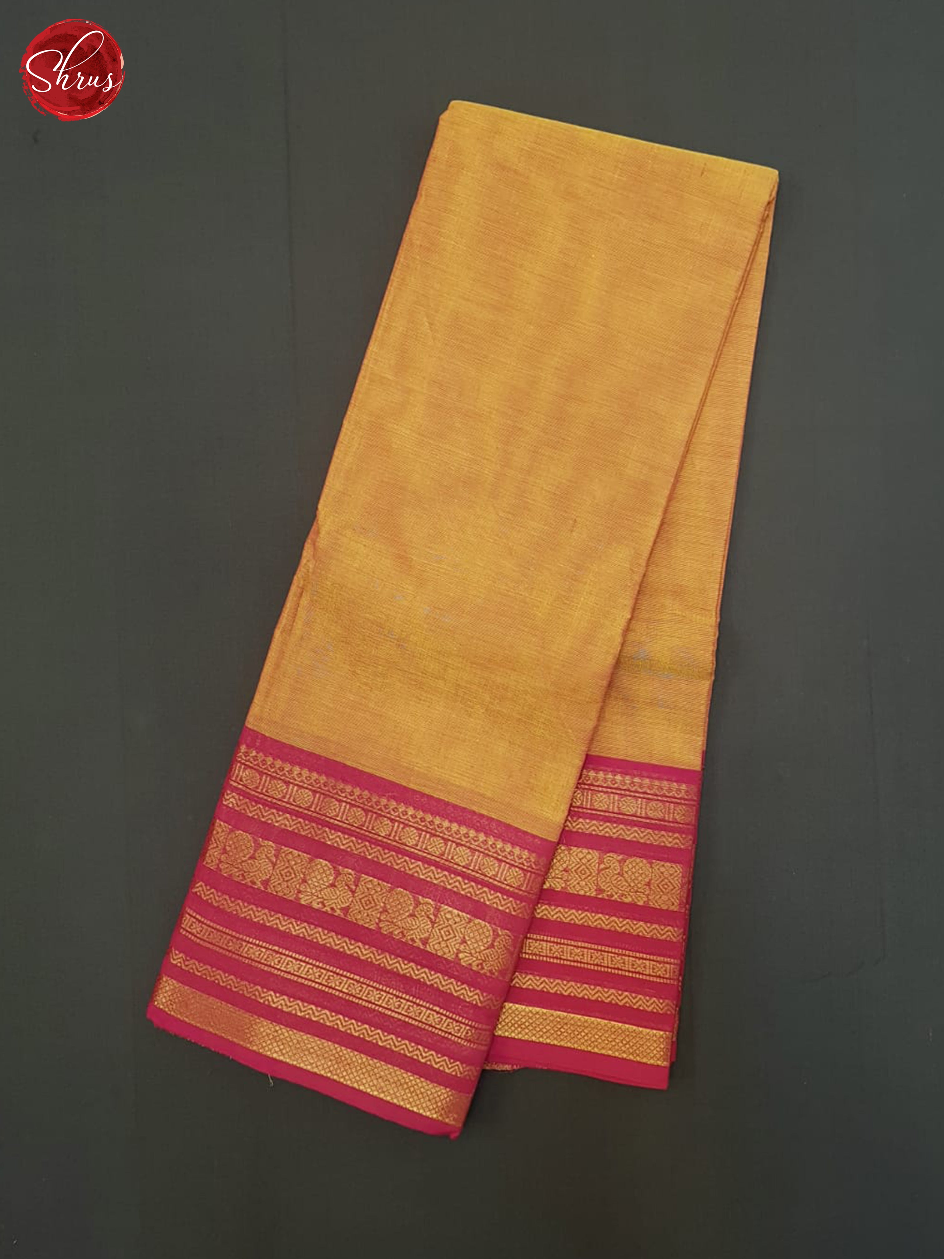 Pale Orange And Pink- Chettinad Cotton Saree - Shop on ShrusEternity.com