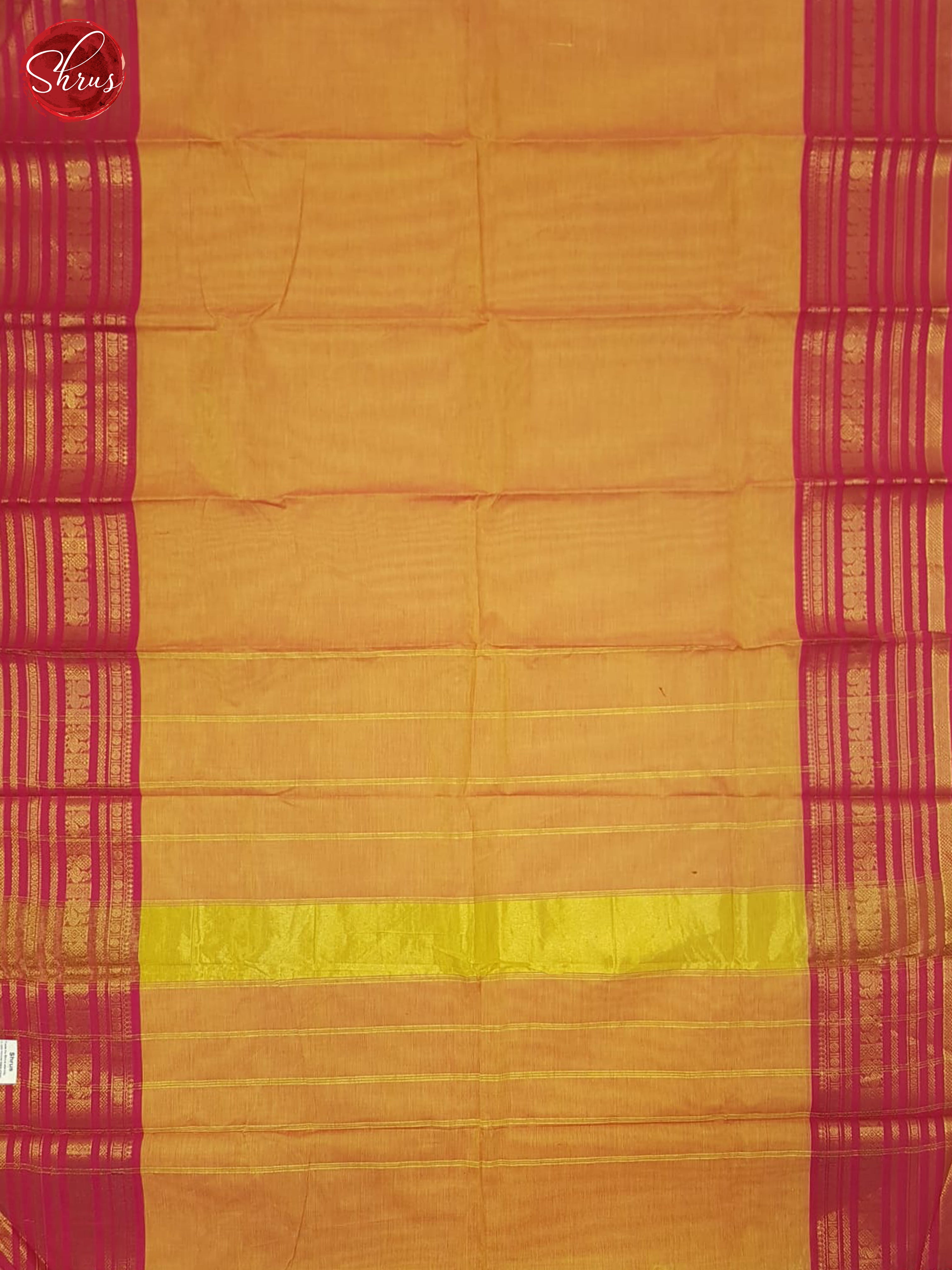 Pale Orange And Pink- Chettinad Cotton Saree - Shop on ShrusEternity.com