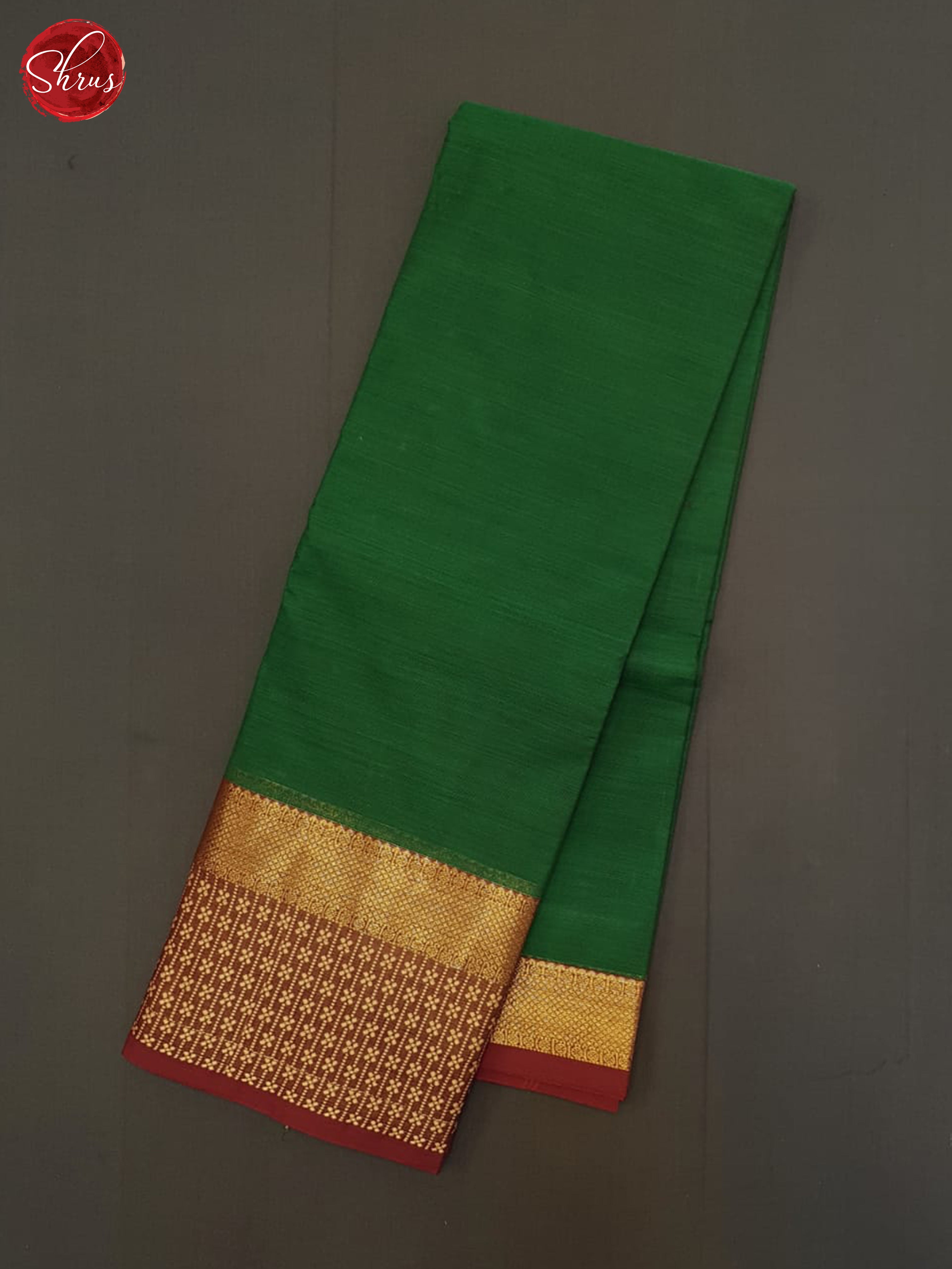 Green And Maroon-Chettinad Cotton Saree - Shop on ShrusEternity.com