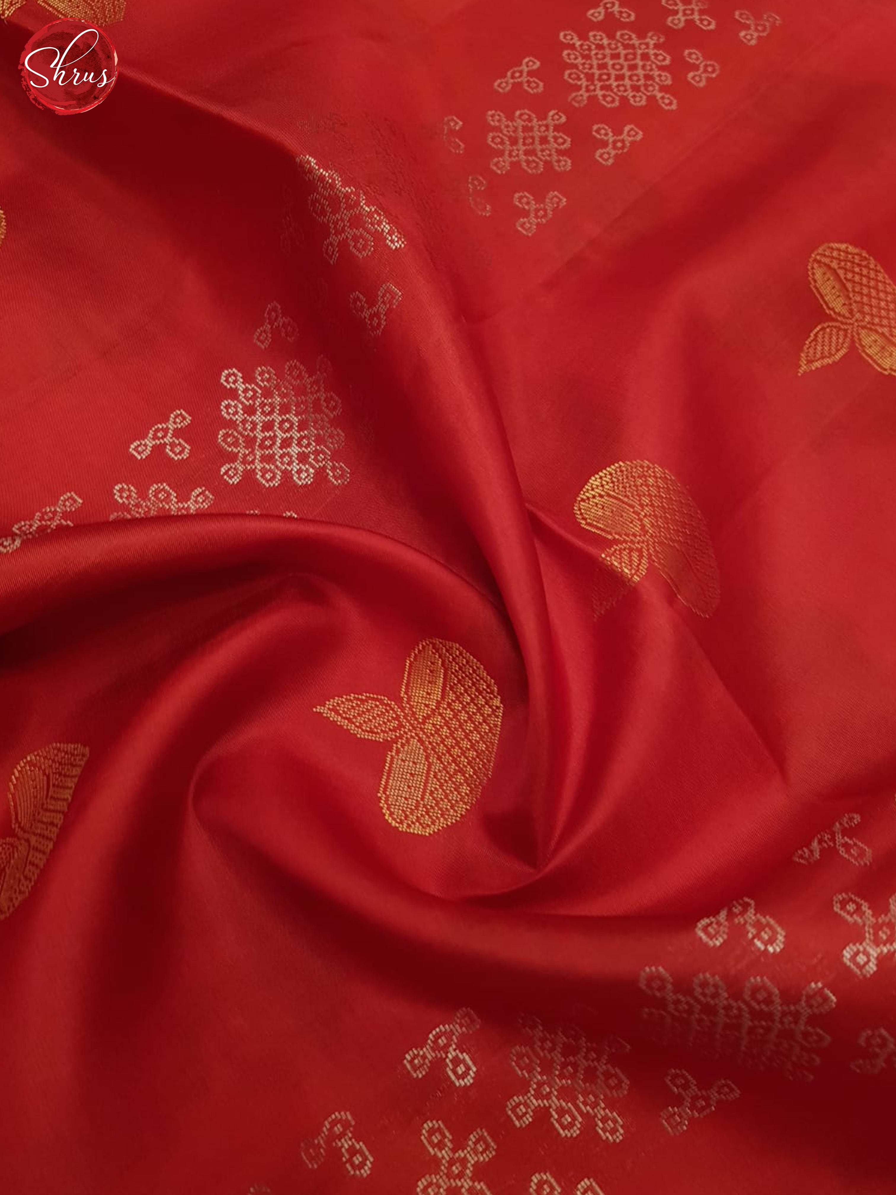 Red & Yellow - Soft Silk Saree - Shop on ShrusEternity.com