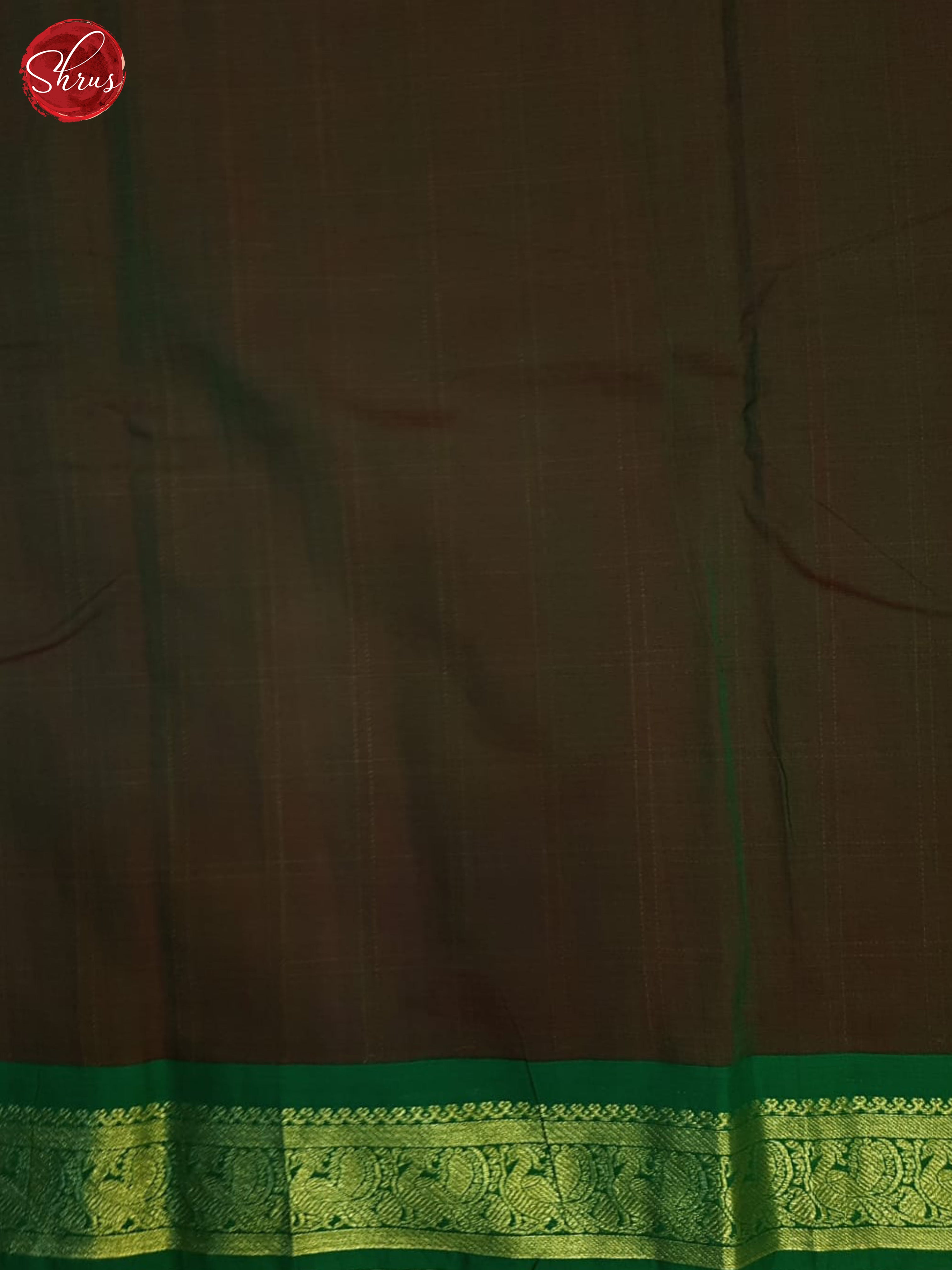 Red And Green- Kanchi Cotton Saree - Shop on ShrusEternity.com