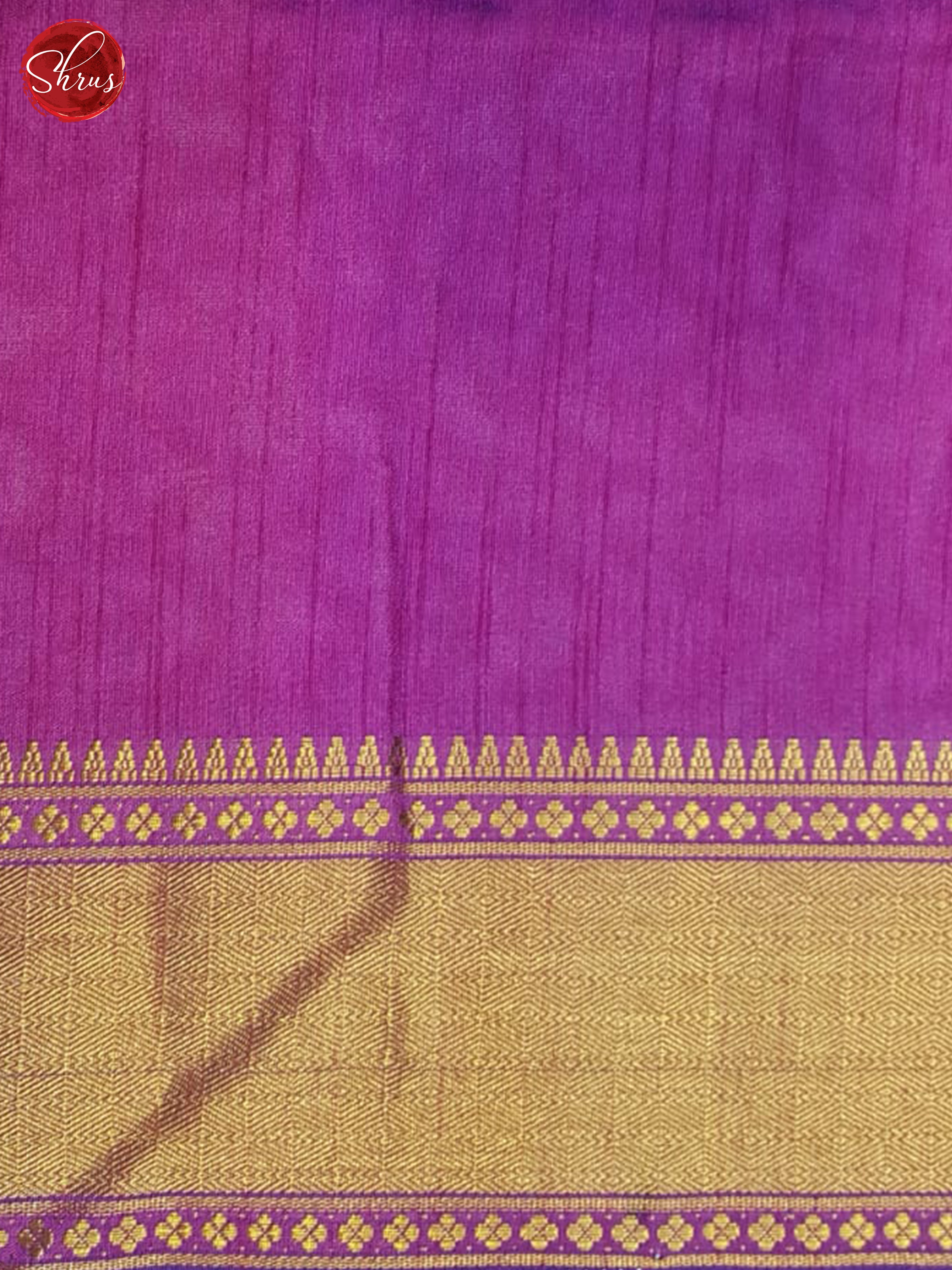 Blue And Pink- Semi Patola Saree - Shop on ShrusEternity.com