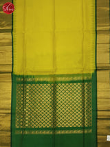 Mathulir Green And Green- Silk Cotton Saree - Shop on ShrusEternity.com