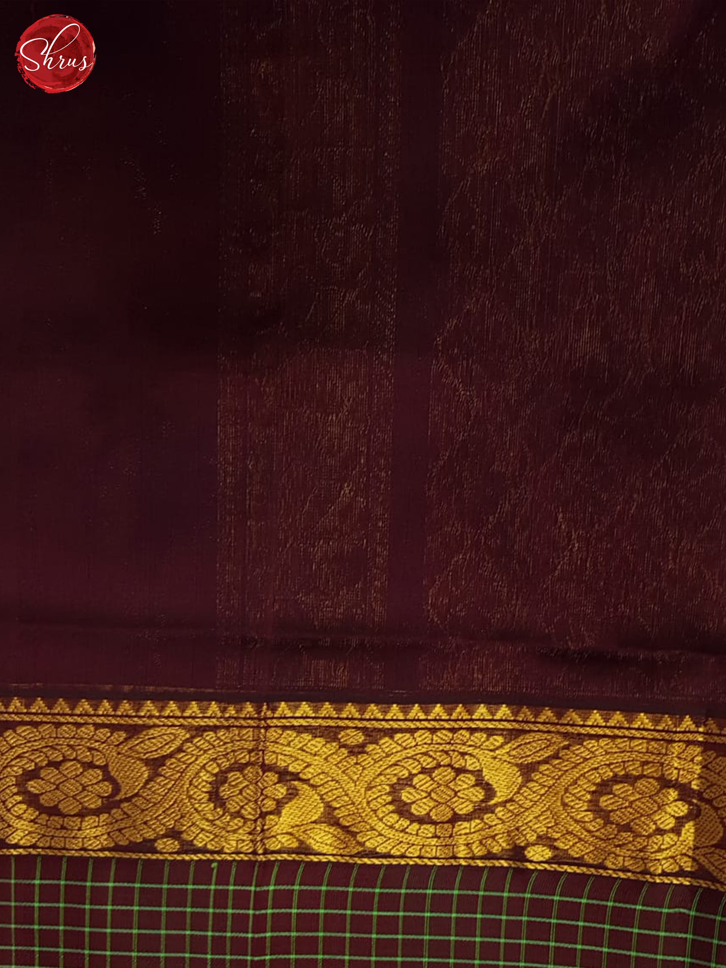 Lotus Pink And Brown- Silk Cotton Saree - Shop on ShrusEternity.com