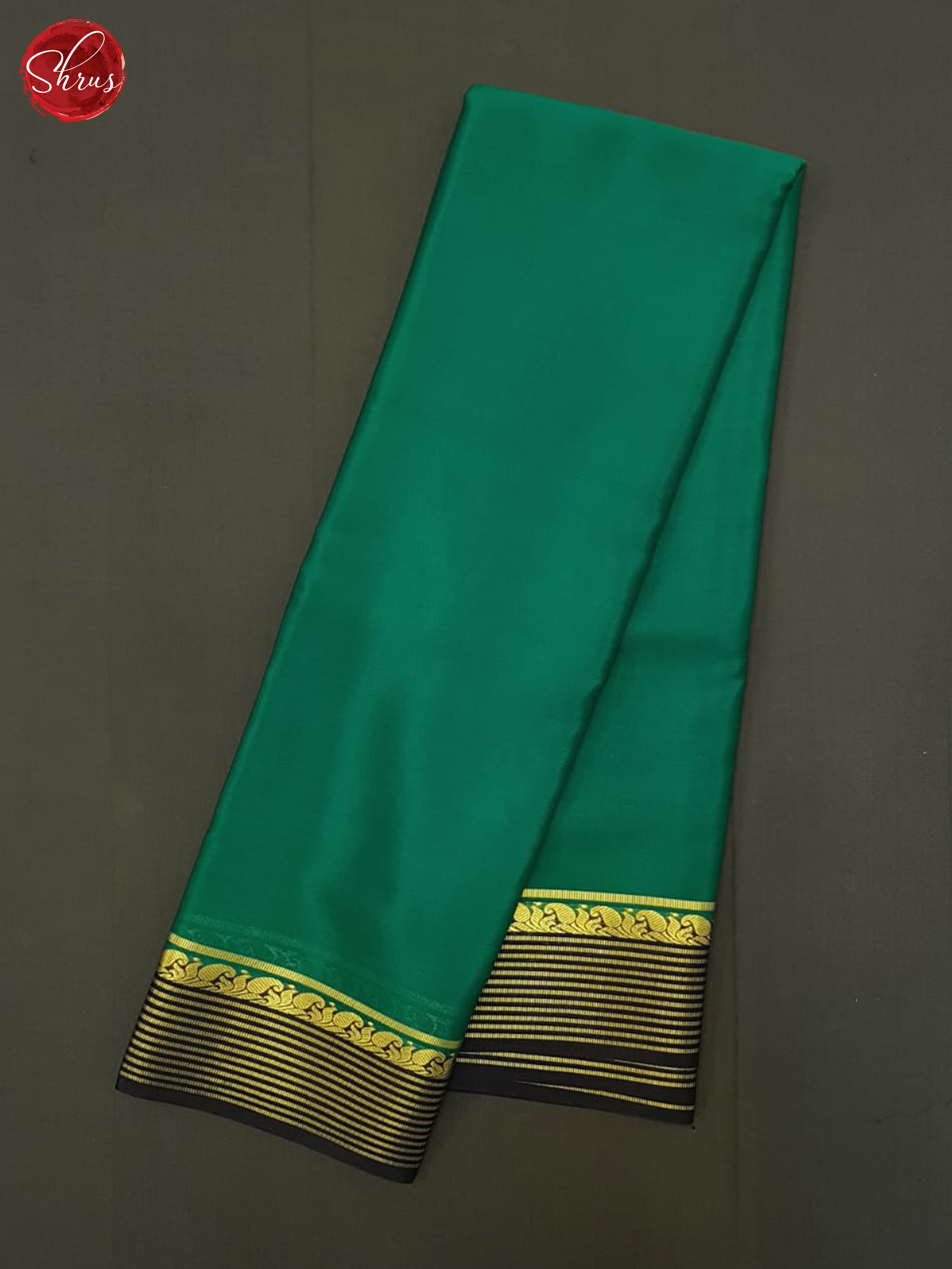 Green And Blue- Mysore Silk Saree - Shop on ShrusEternity.com