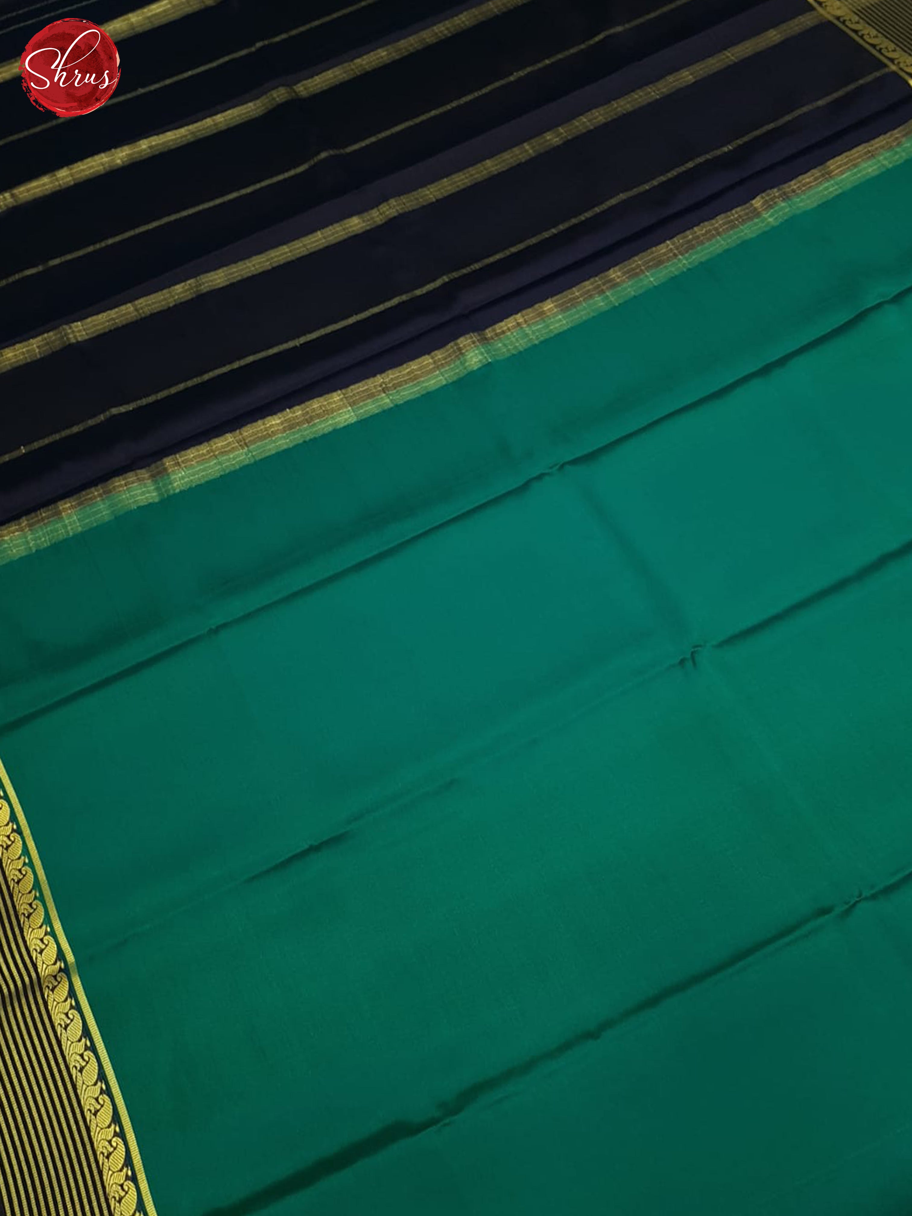 Green And Blue- Mysore Silk Saree - Shop on ShrusEternity.com