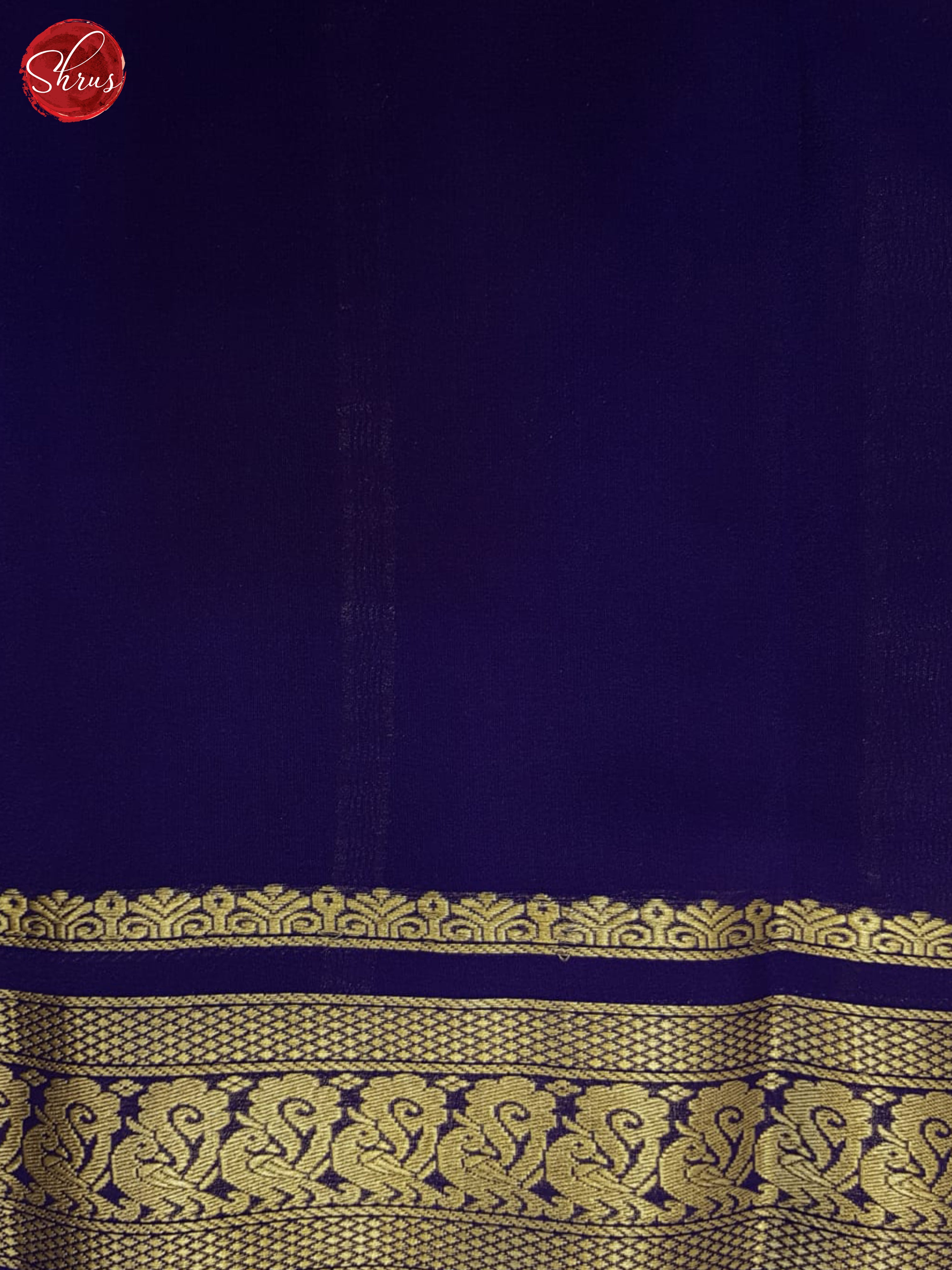 Purple And Blue- Mysore Silk Saree - Shop on ShrusEternity.com