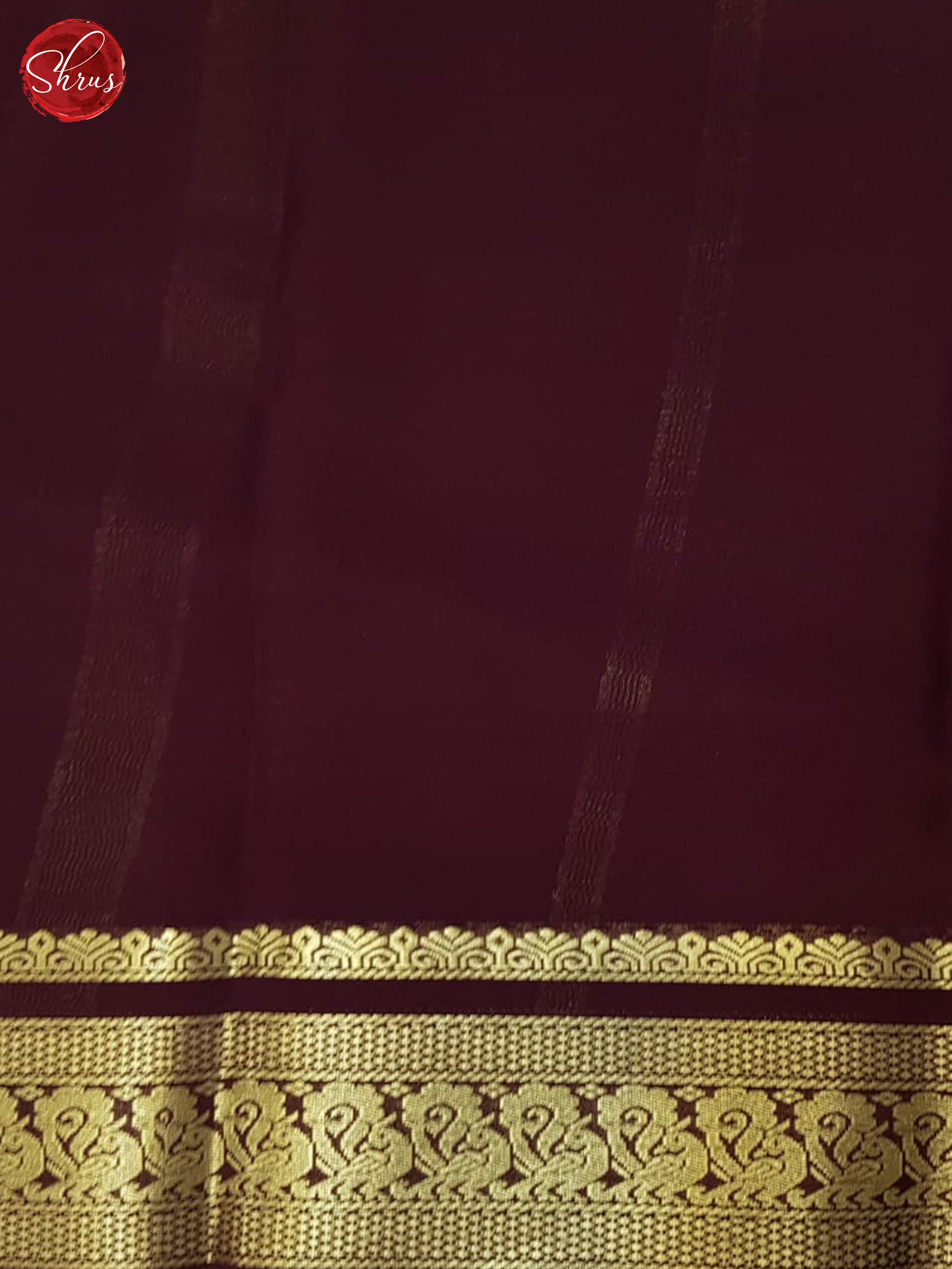 Pink And Brown- Mysore Silk Saree - Shop on ShrusEternity.com