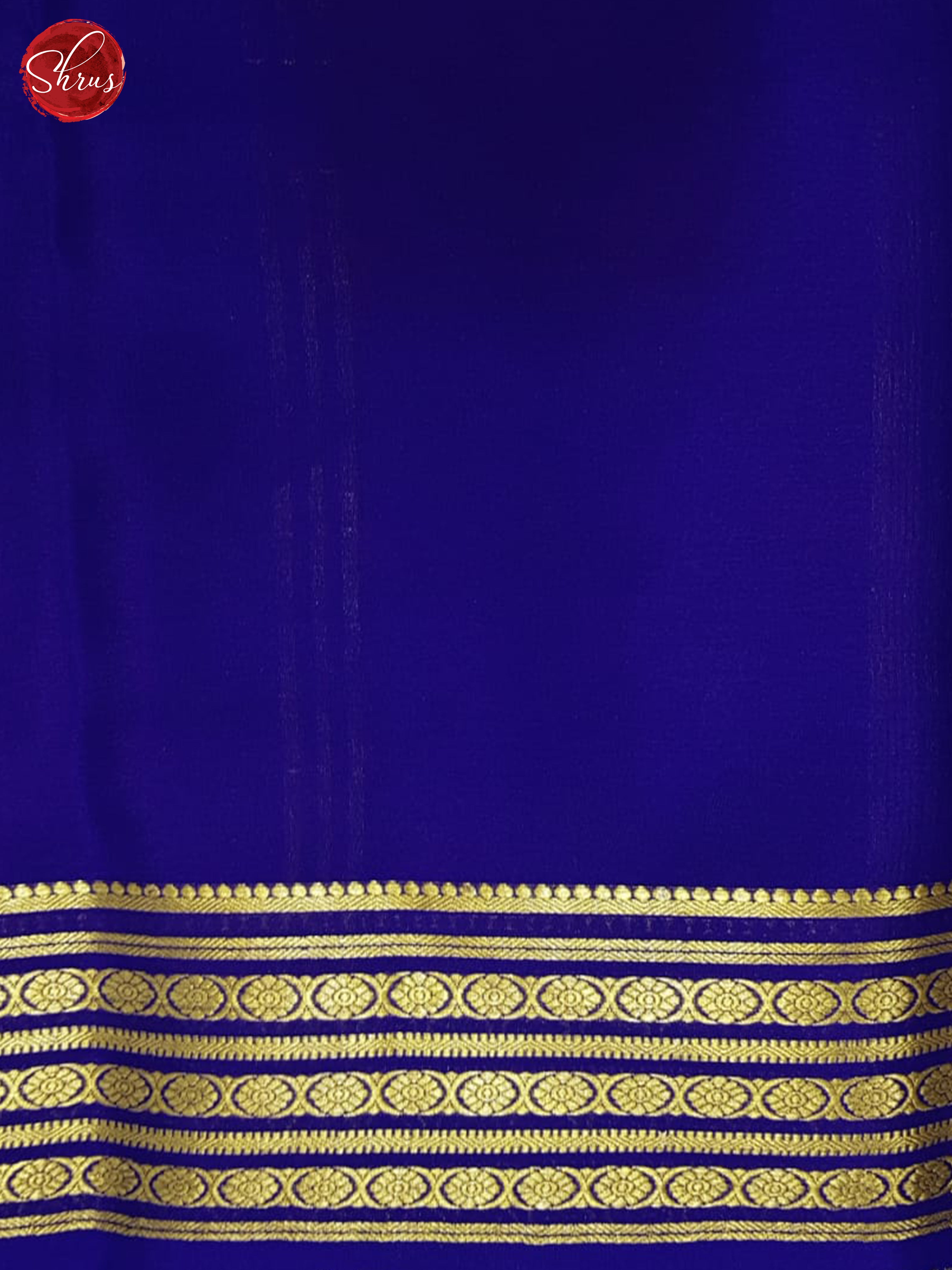 Green And Blue-Mysore silk Saree - Shop on ShrusEternity.com