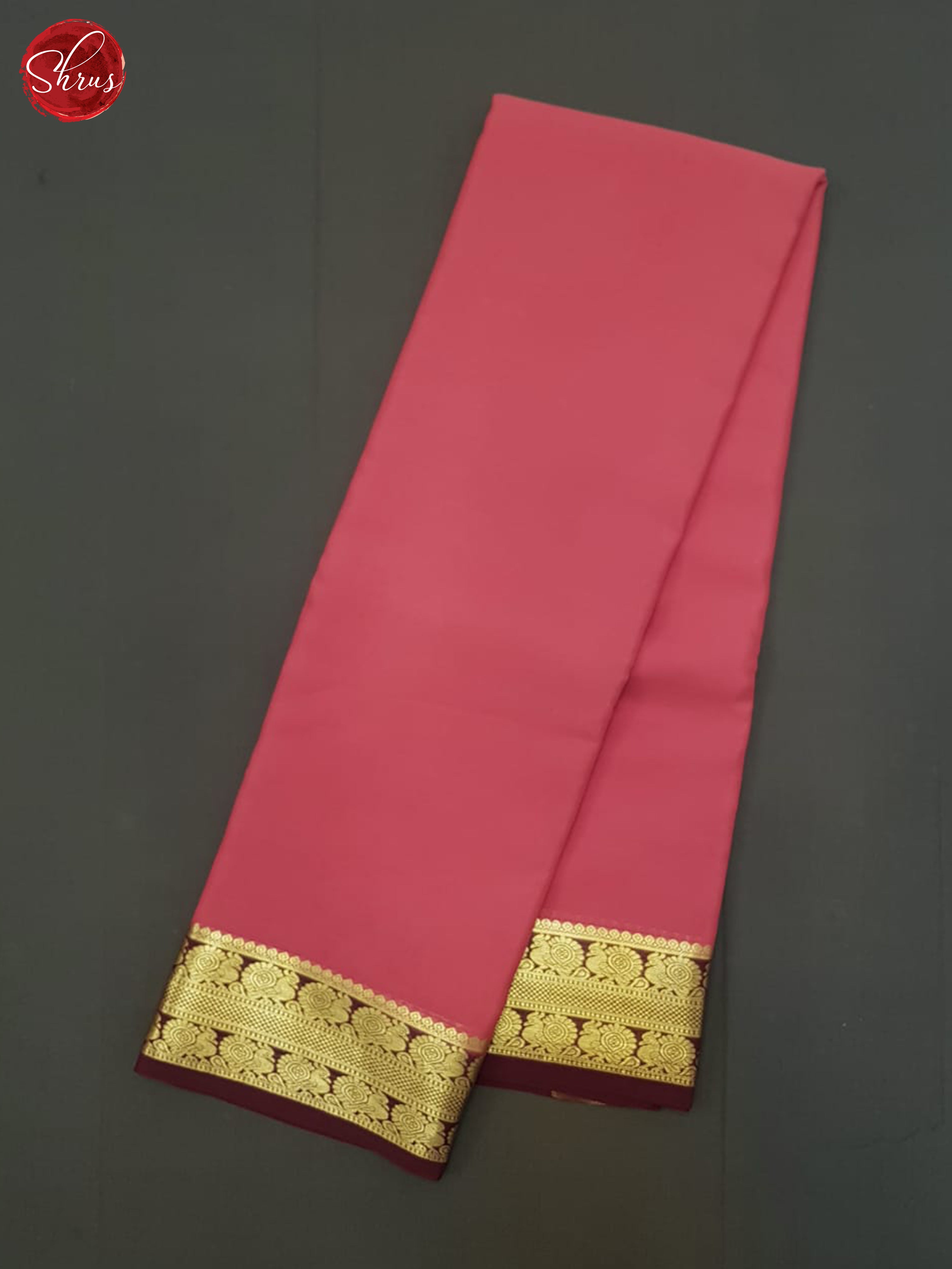 Pink And Brown- Mysore Silk Saree - Shop on ShrusEternity.com