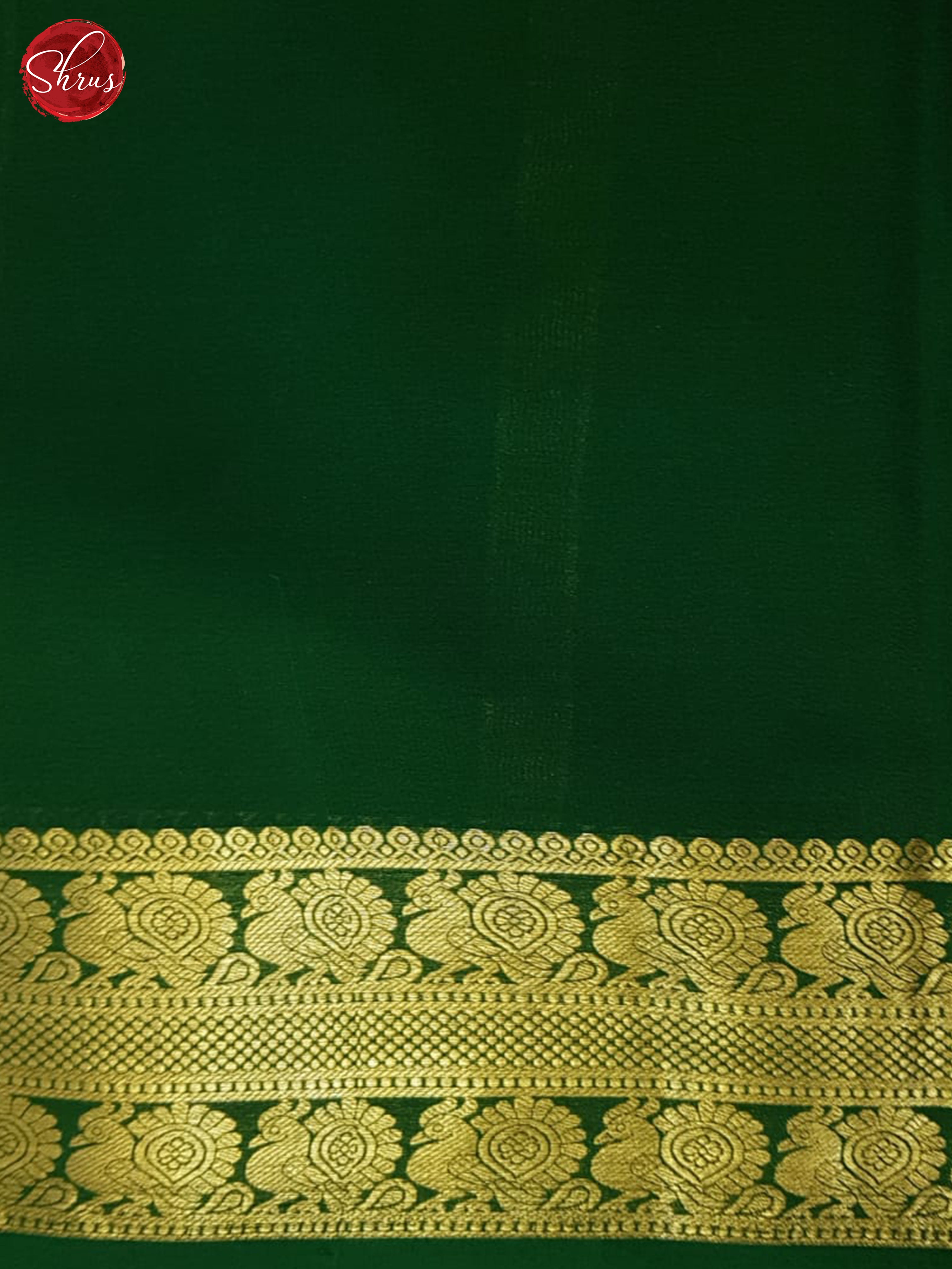 Red And Green- Mysore Silk Saree - Shop on ShrusEternity.com