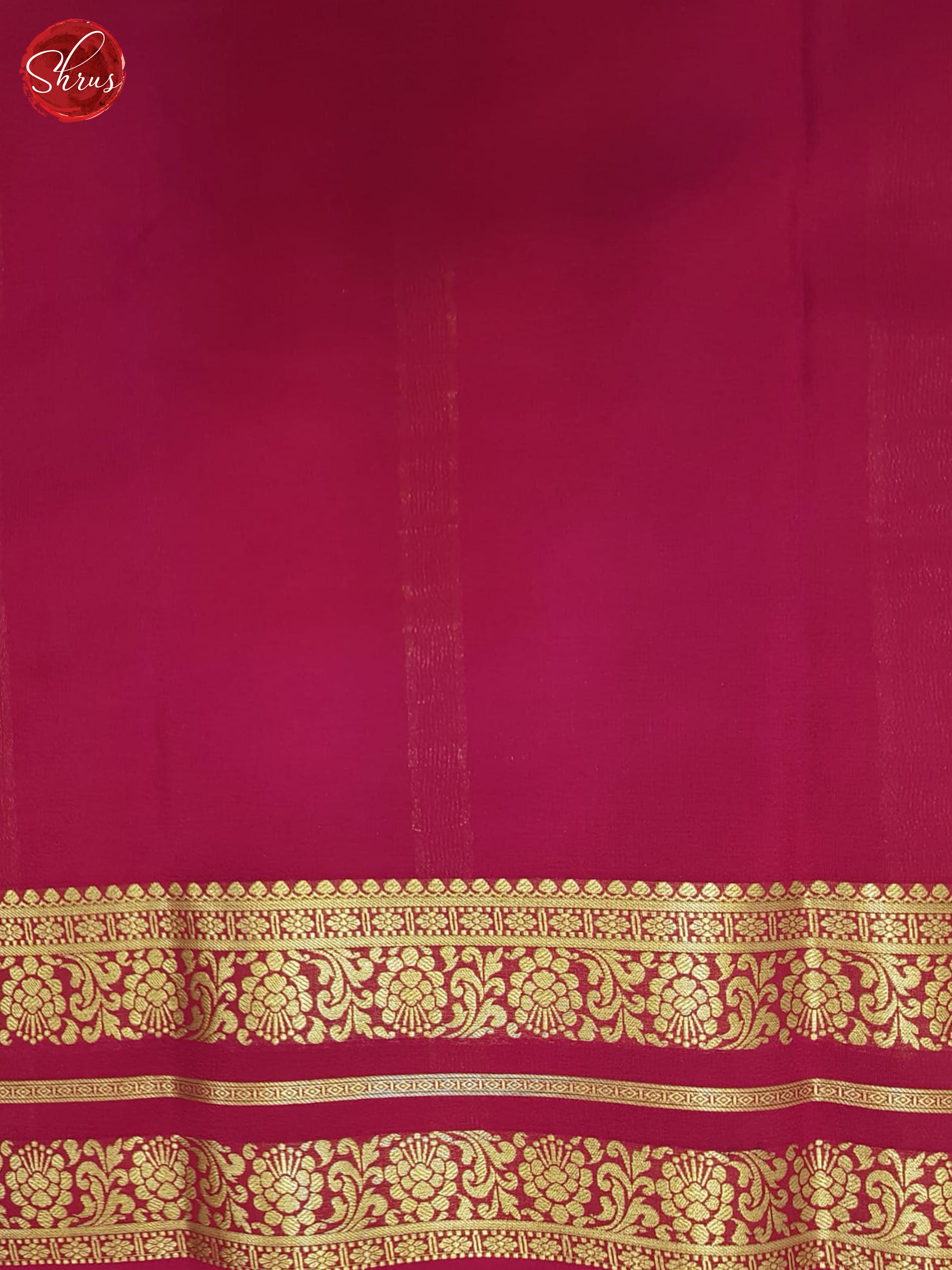 Cream And Pink- Mysore Silk Saree - Shop on ShrusEternity.com