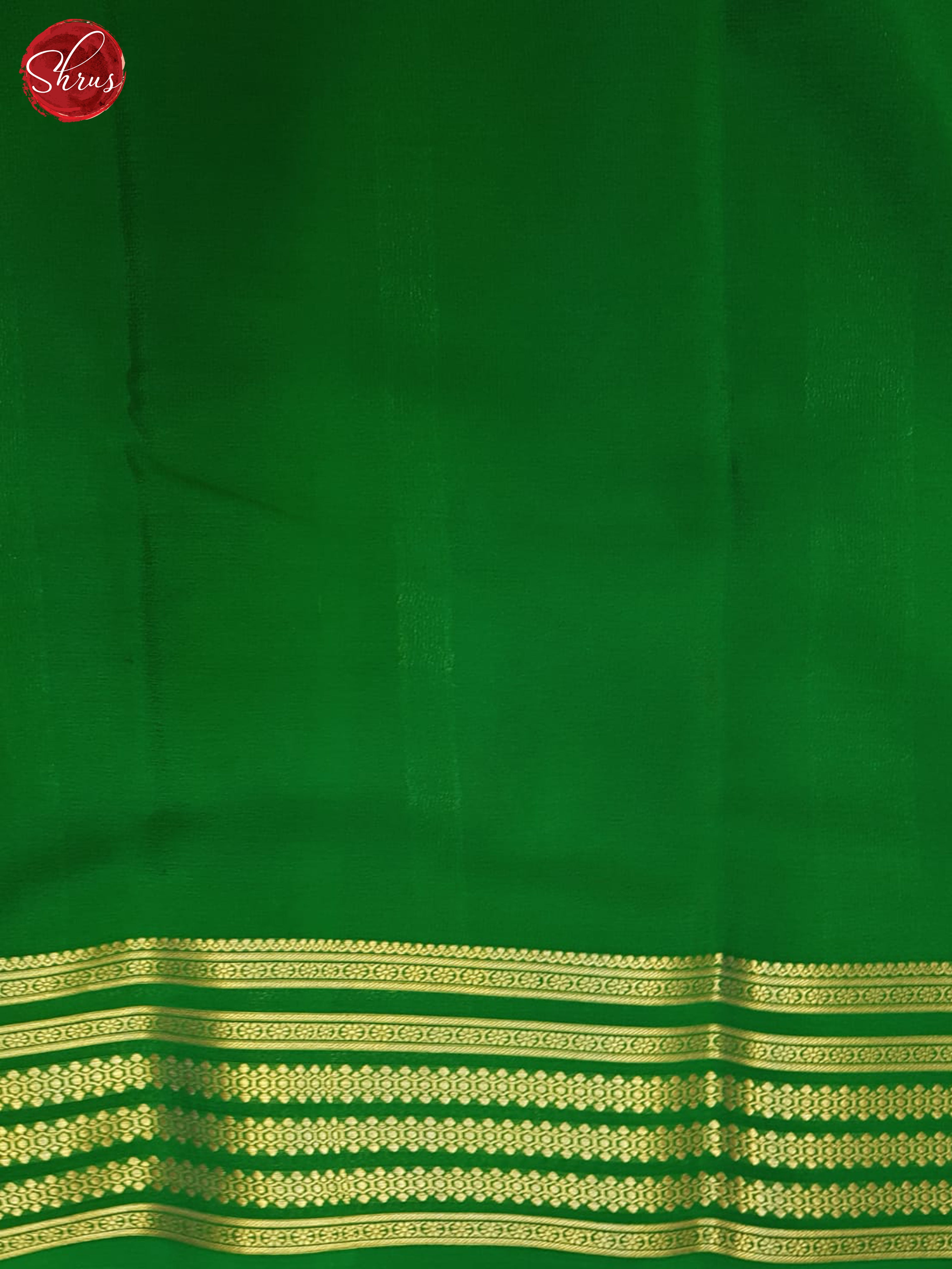 Blue And Green- Mysore Silk Saree - Shop on ShrusEternity.com