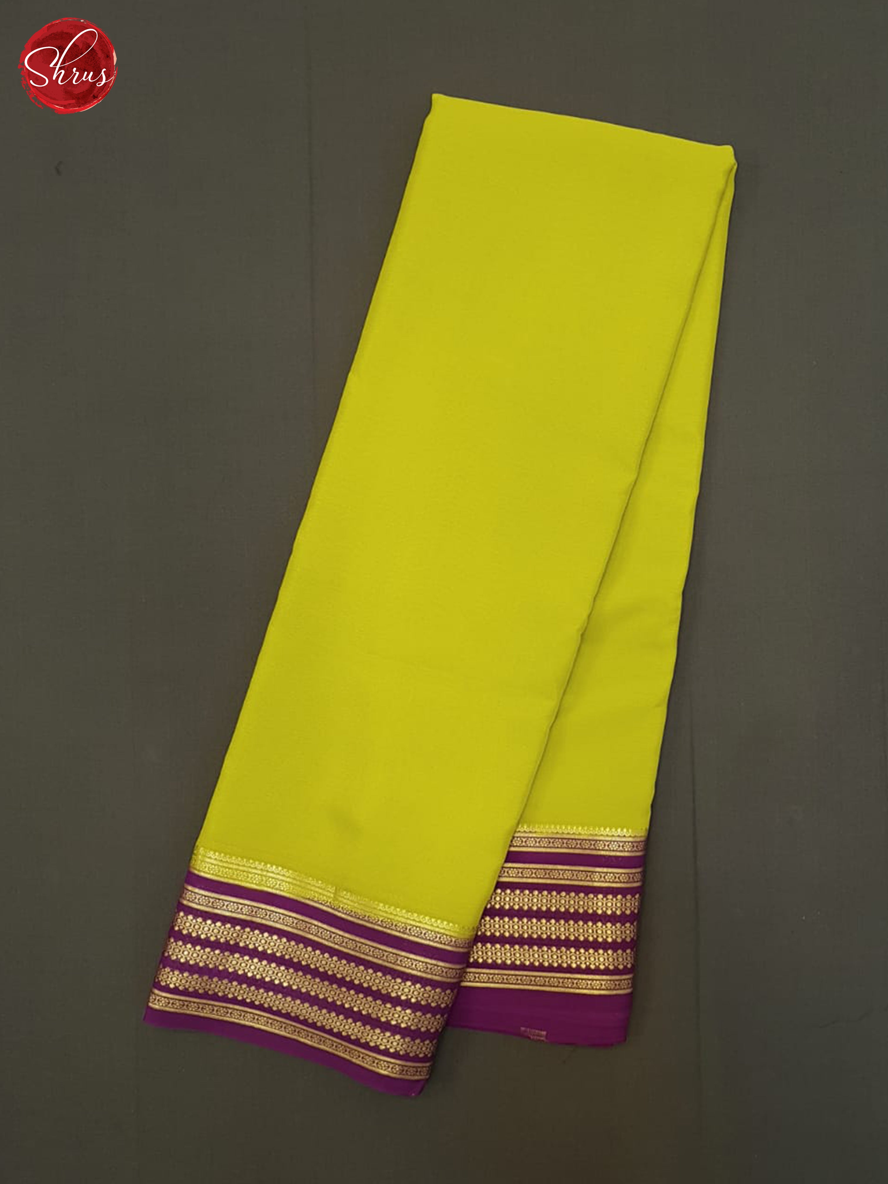 Green And Wine- Mysore Silk Saree - Shop on ShrusEternity.com