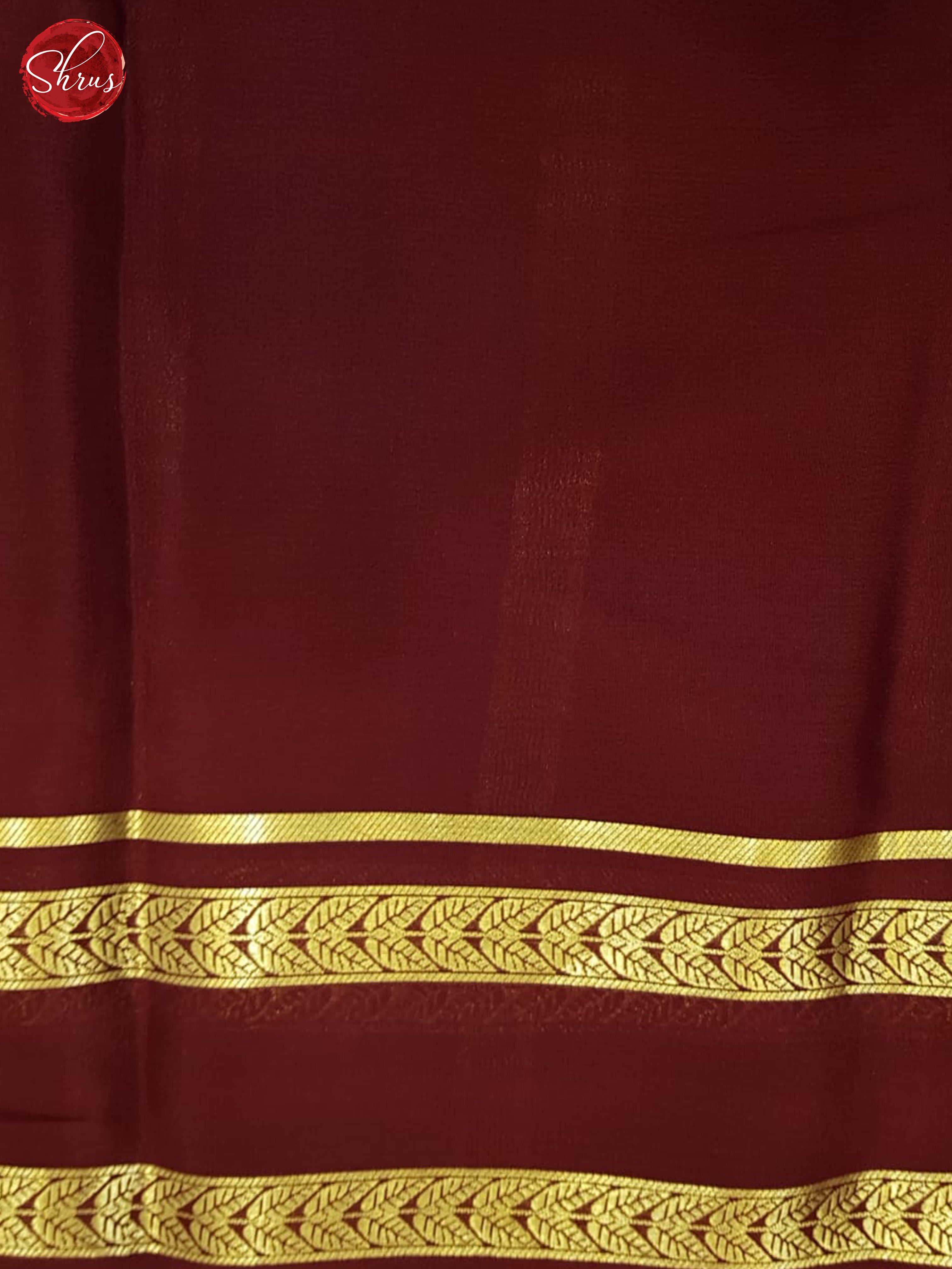 Orange And Brown- Mysore Silk Saree - Shop on ShrusEternity.com