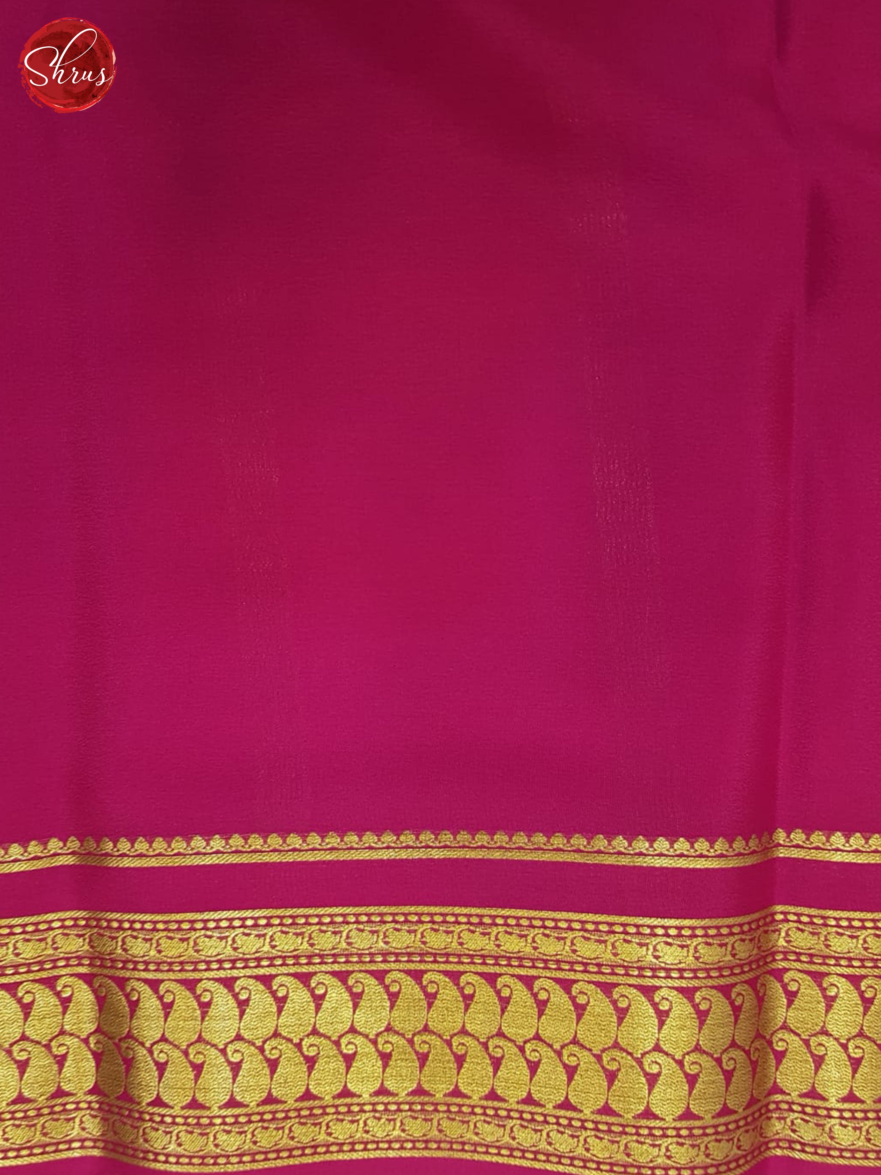 Cream And Pink- Mysore Silk Saree - Shop on ShrusEternity.com