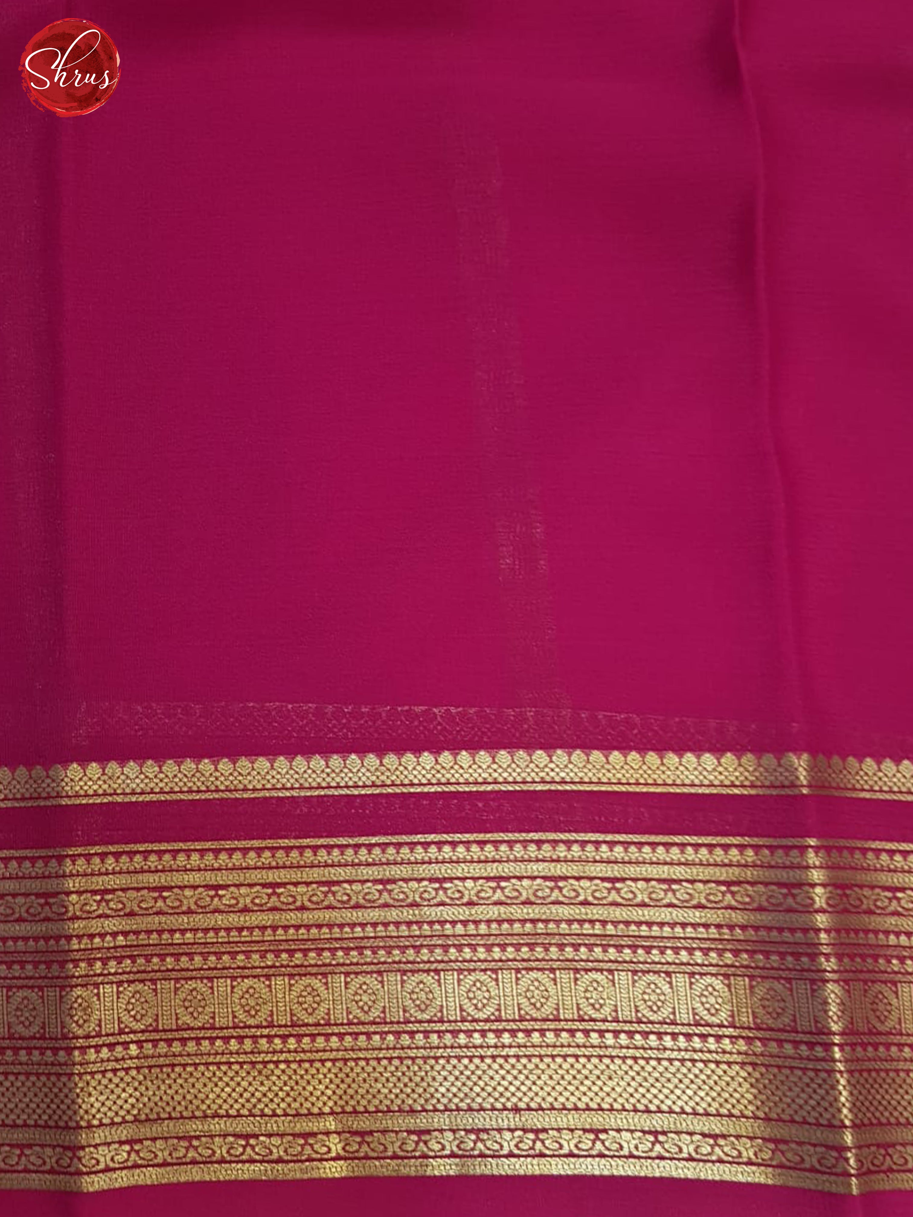 Baby Pink And Pink- Mysore Silk Saree - Shop on ShrusEternity.com