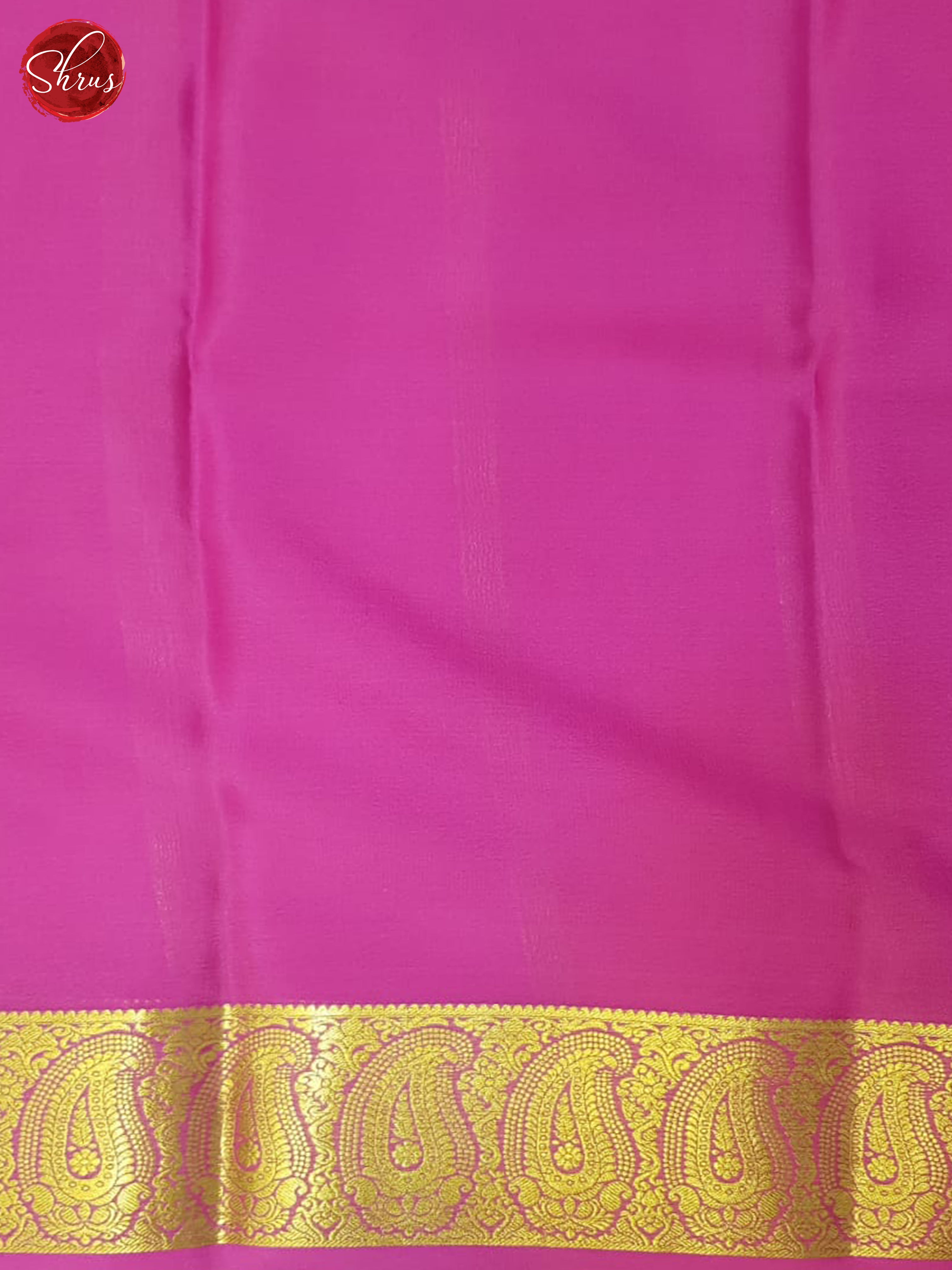 Beige And Pink- Mysore Silk Saree - Shop on ShrusEternity.com