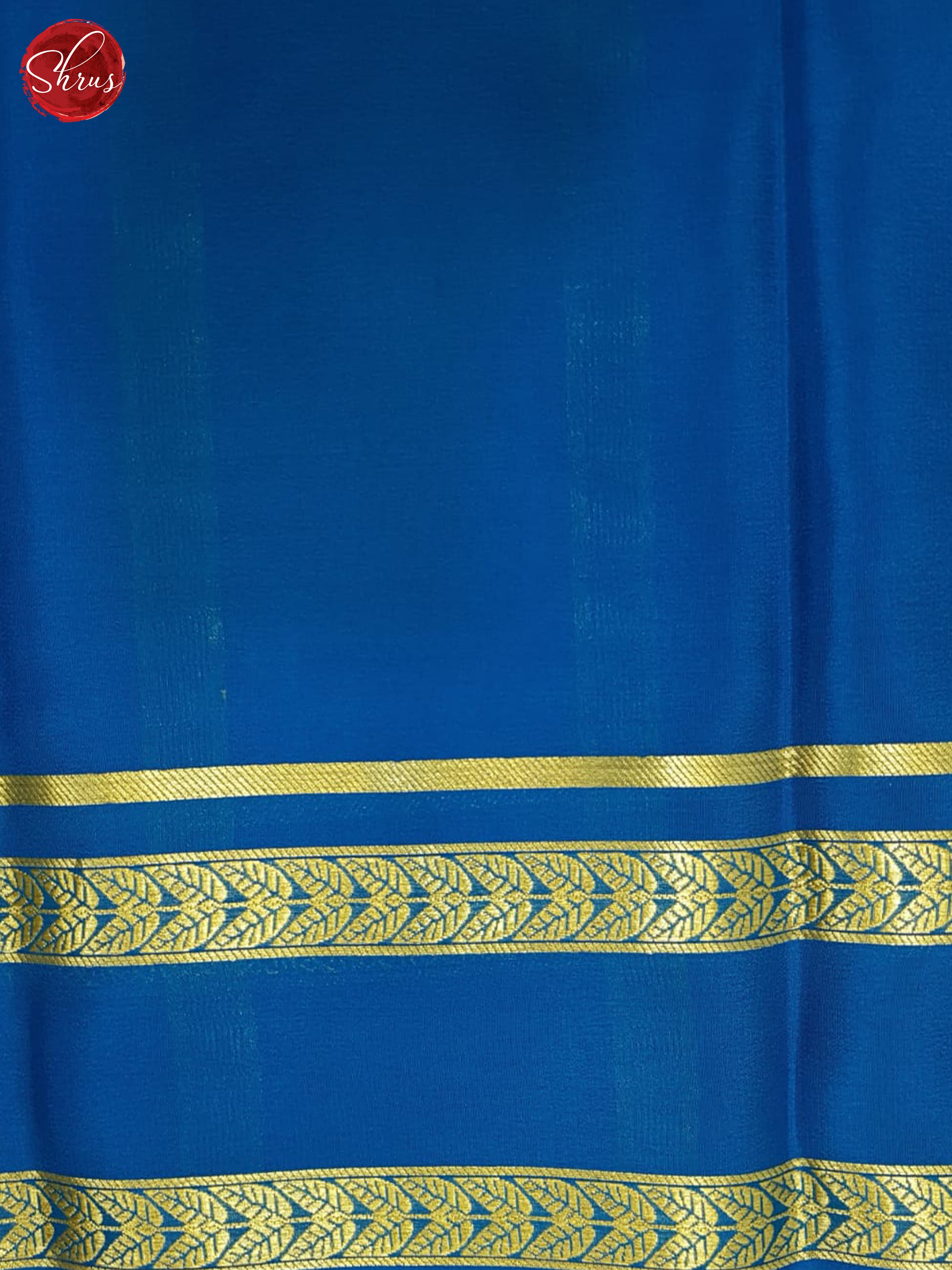 Black And Blue- Mysore Silk Saree - Shop on ShrusEternity.com