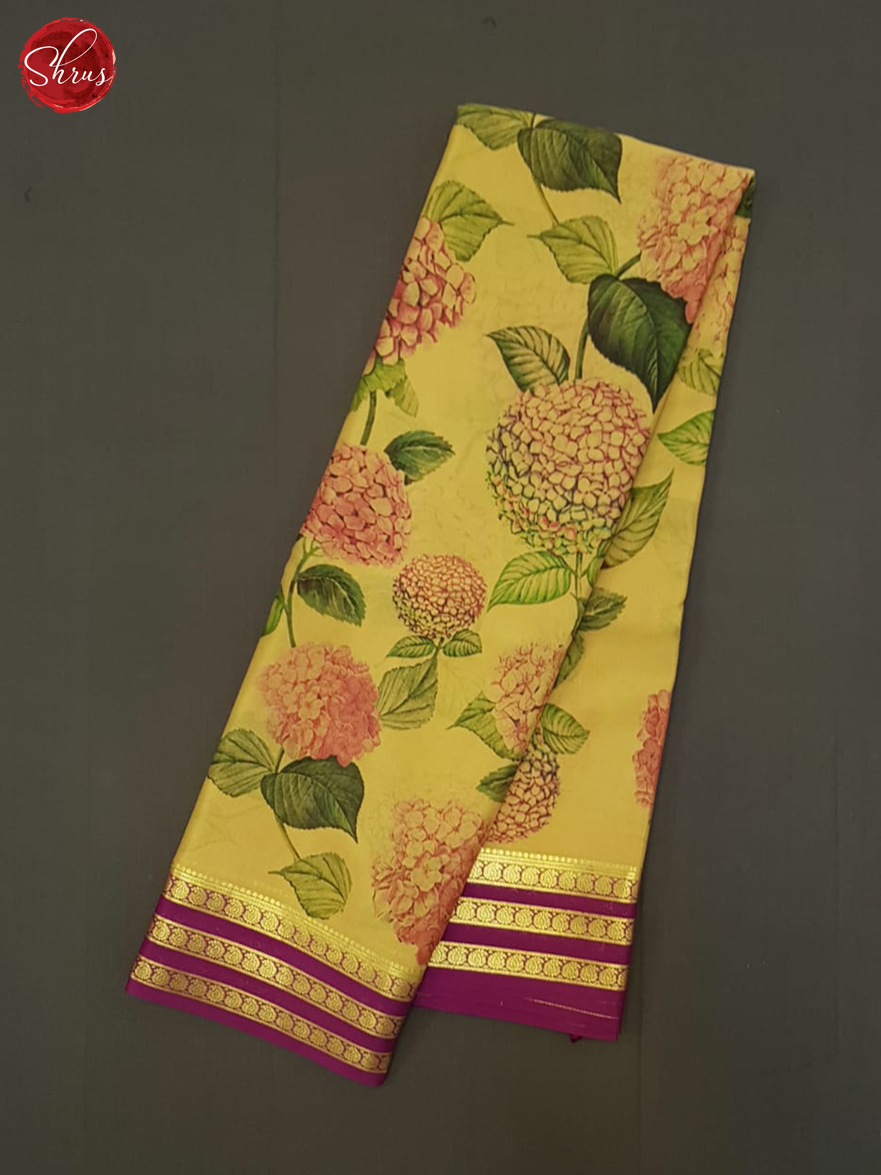 Brown And Wine- Mysore Silk Saree - Shop on ShrusEternity.com