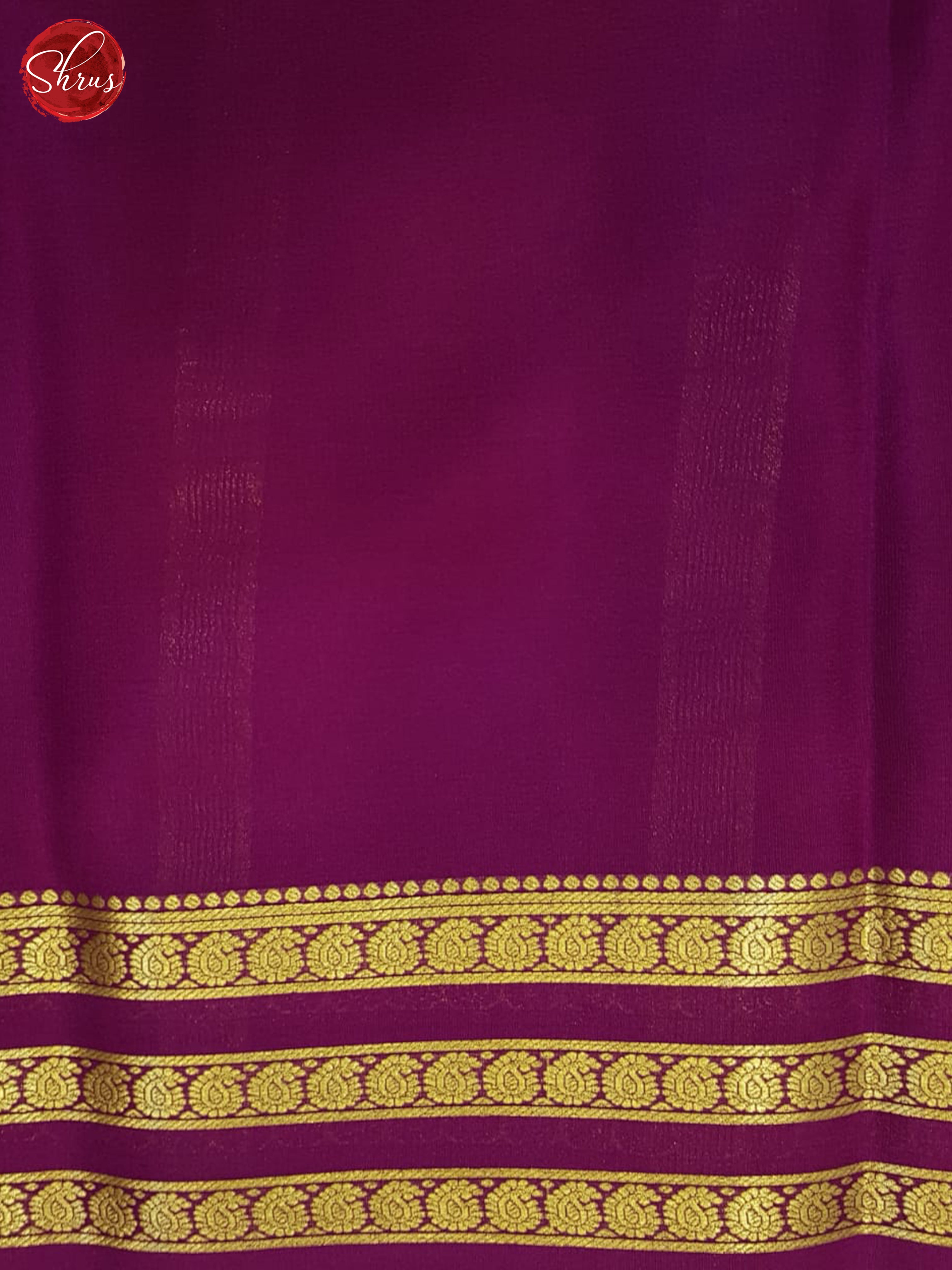 Brown And Wine- Mysore Silk Saree - Shop on ShrusEternity.com