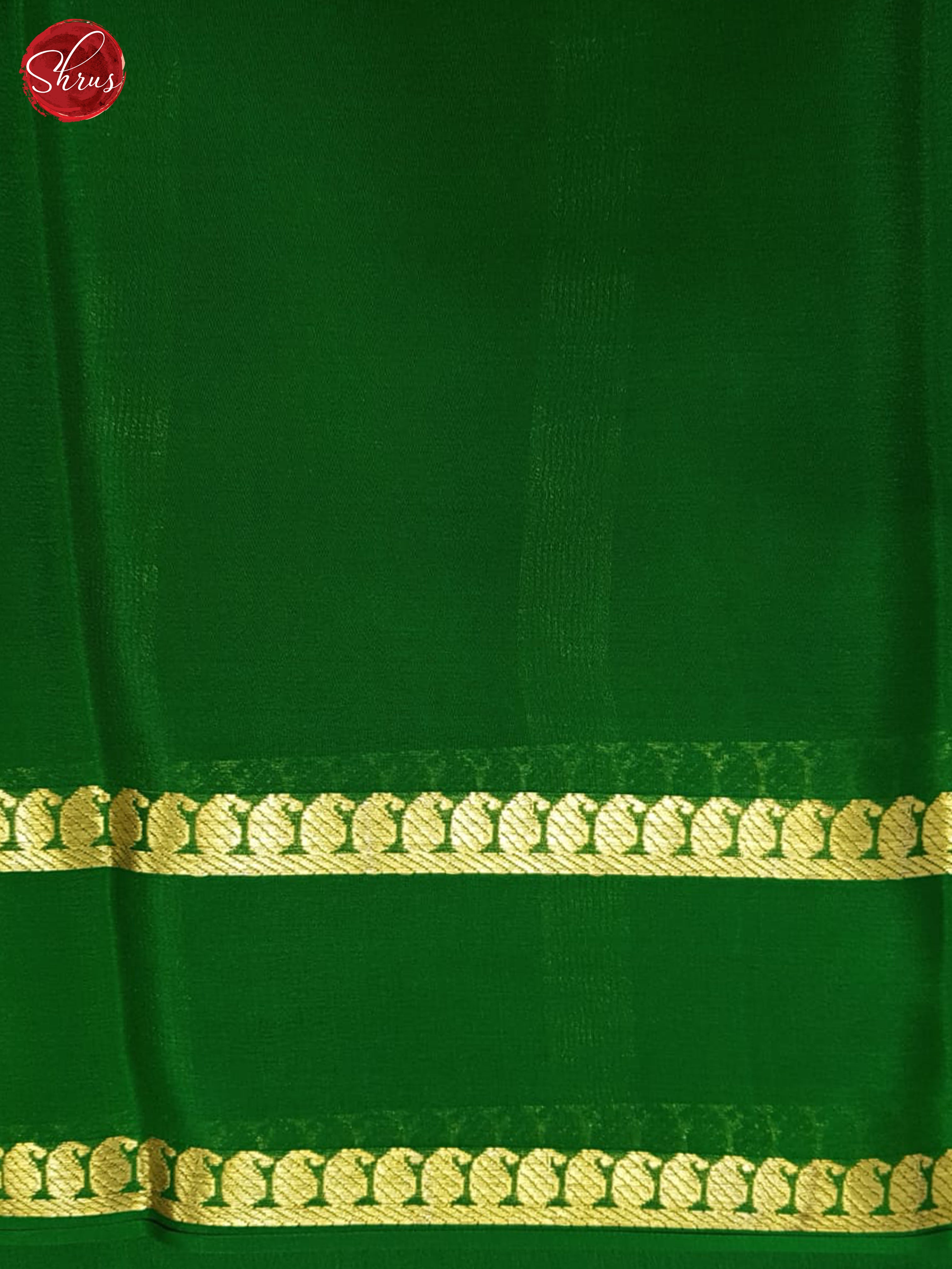 Blue And Green- Mysore Silk Saree - Shop on ShrusEternity.com