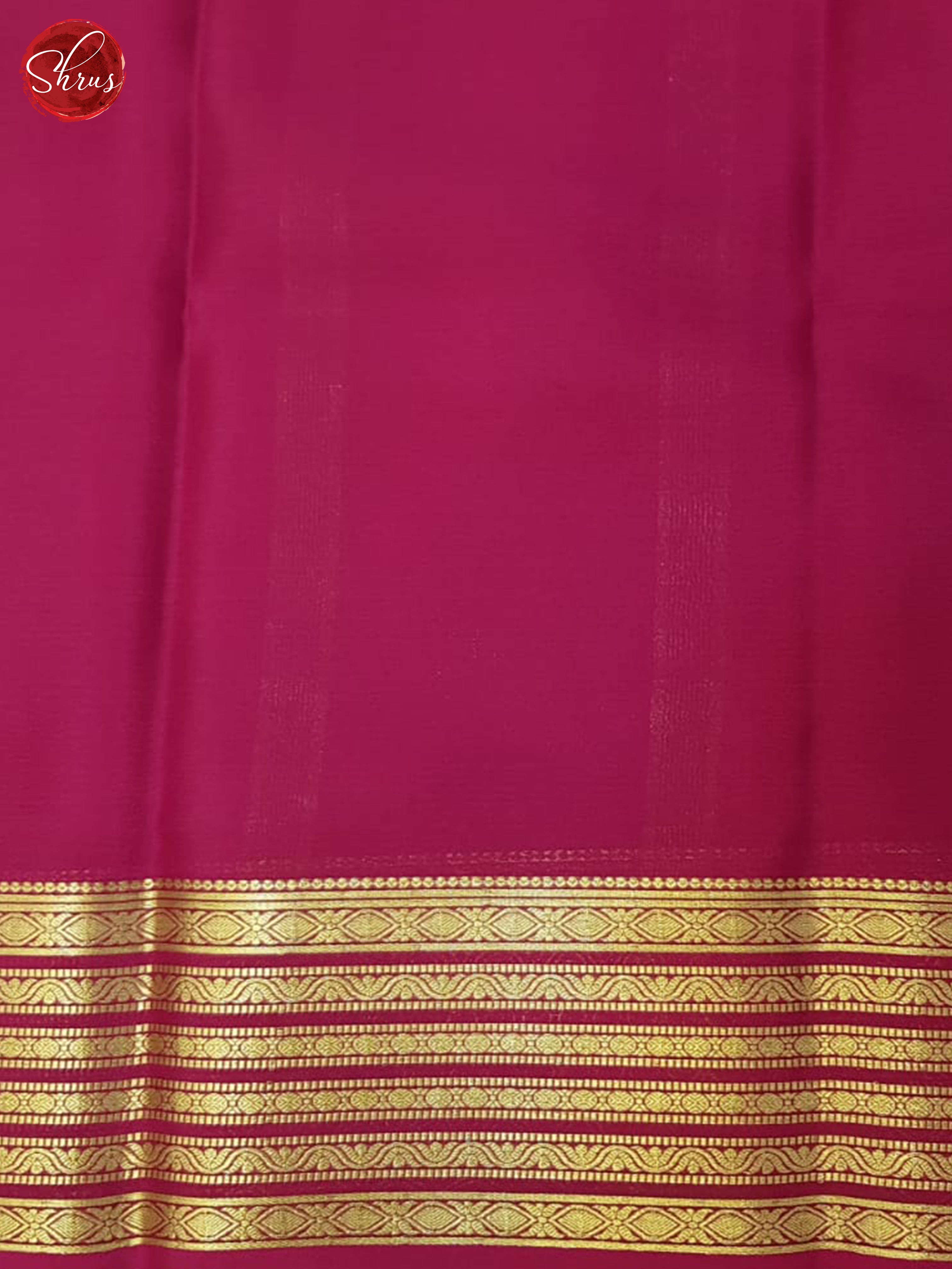 Yellow And Pink- Mysore Silk  Saree - Shop on ShrusEternity.com