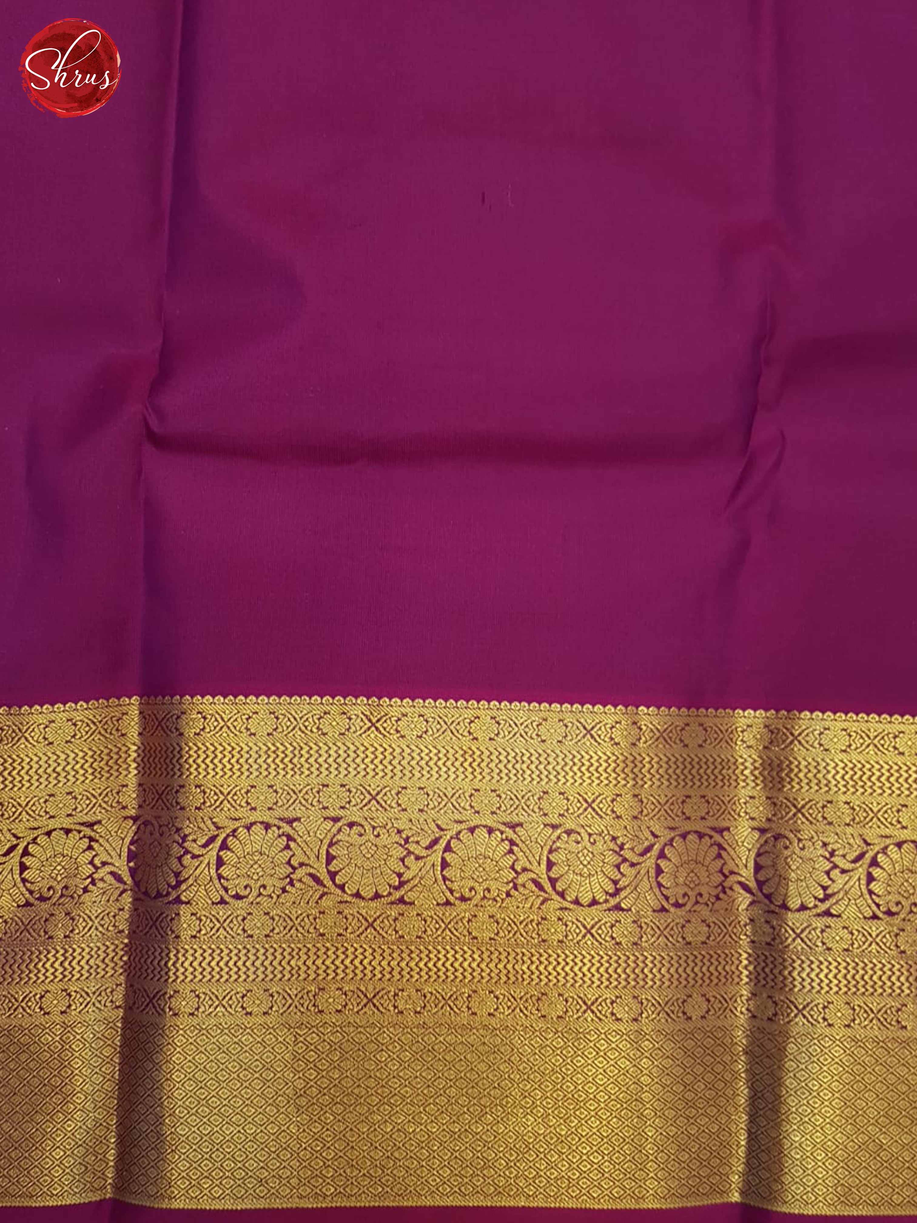 Wine & Purple -Kanchipuram Silk saree - Shop on ShrusEternity.com