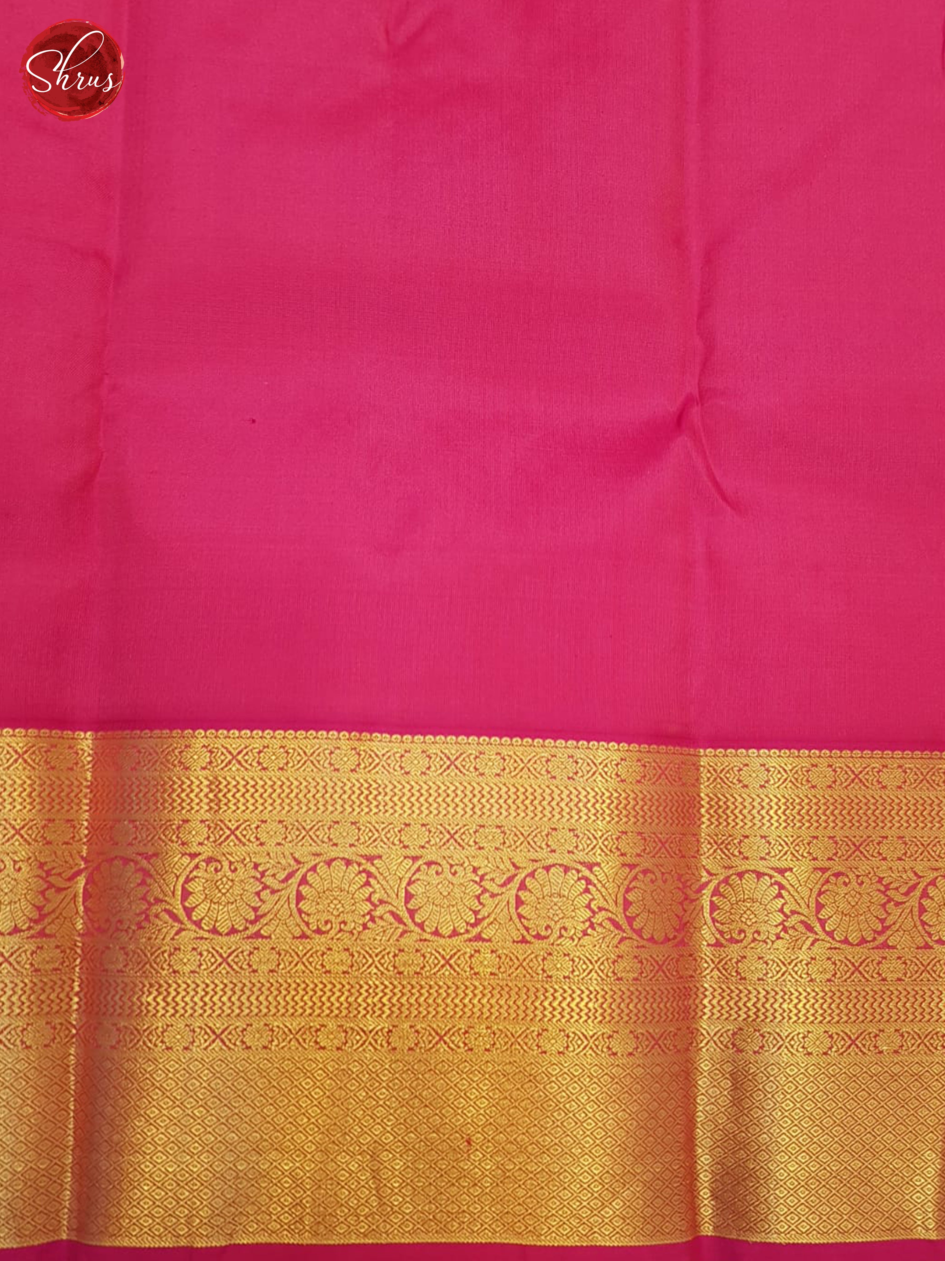 Orangish Pink And Pink- Kanchipuram Silk saree - Shop on ShrusEternity.com